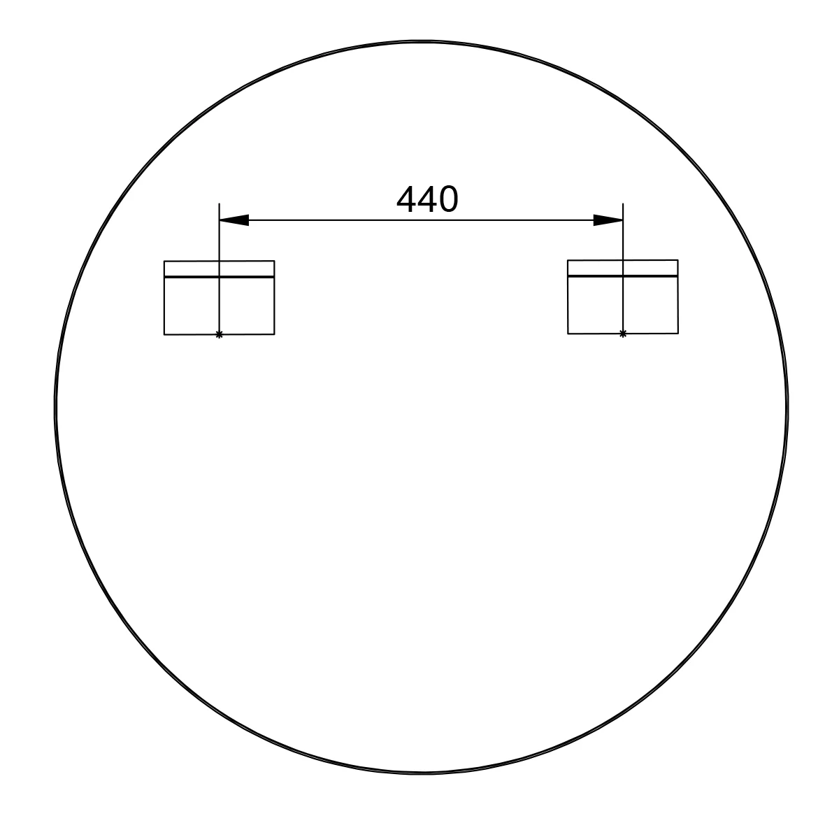 Okrągłe lustro łazienkowe 8232 - Image 32