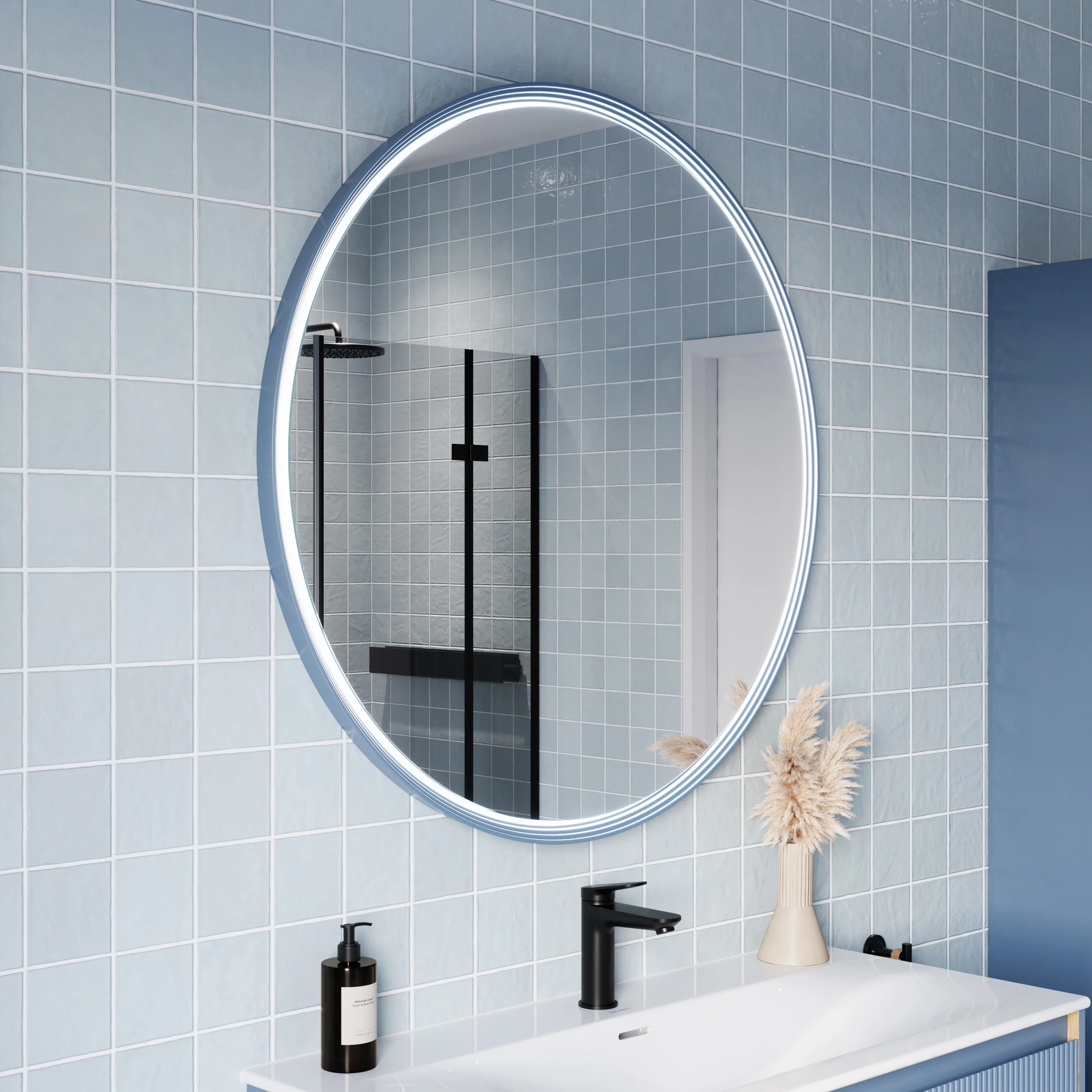 Lustro łazienkowe LED BELDIVO okrągłe - 100 cm - Image 14