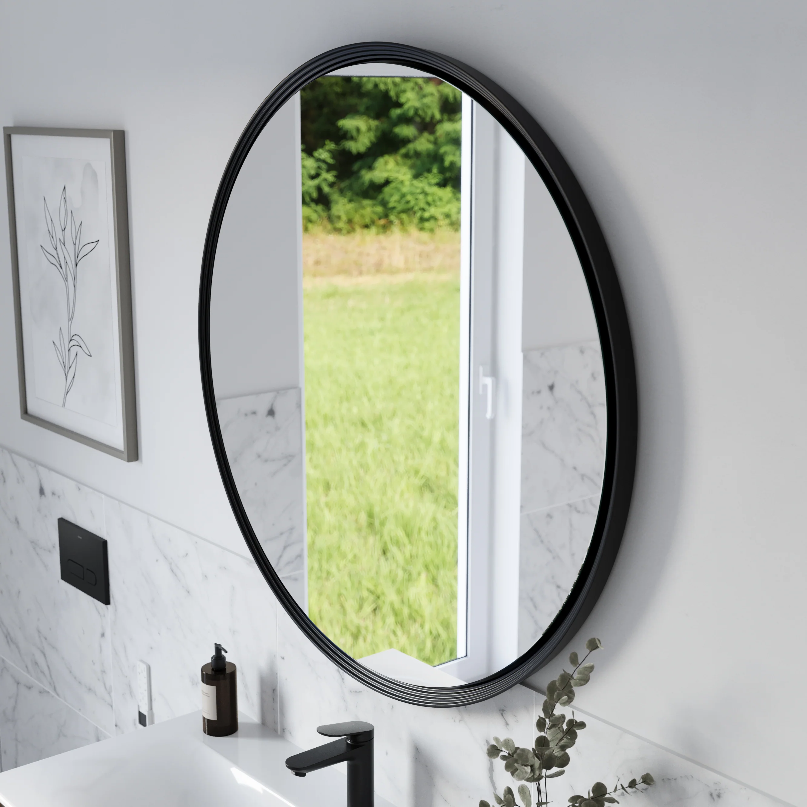 Lustro łazienkowe LED BELDIVO okrągłe - 100 cm - Image 33
