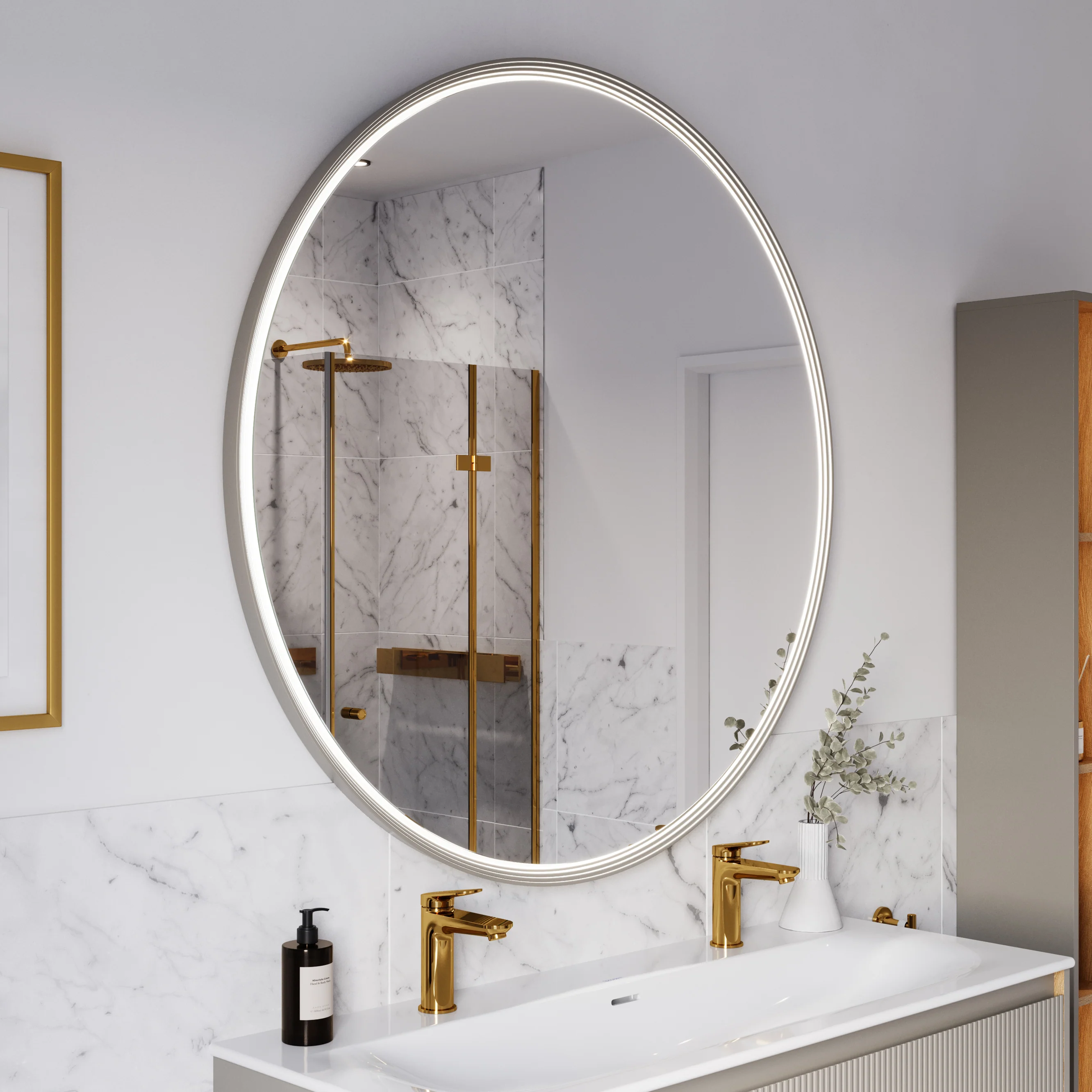 Lustro łazienkowe LED BELDIVO okrągłe - 120 cm - Image 21