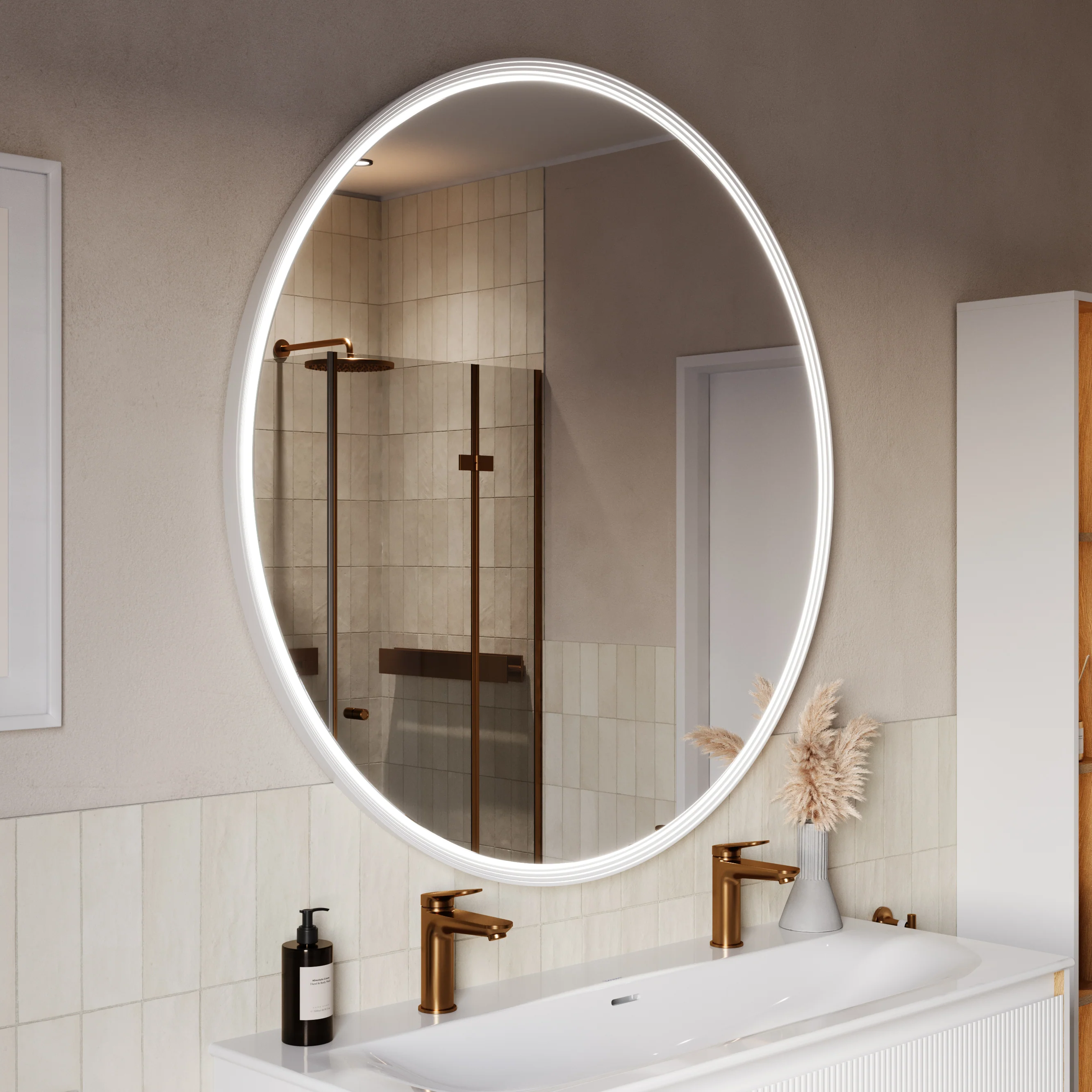 Lustro łazienkowe LED BELDIVO okrągłe - 120 cm - Image 42