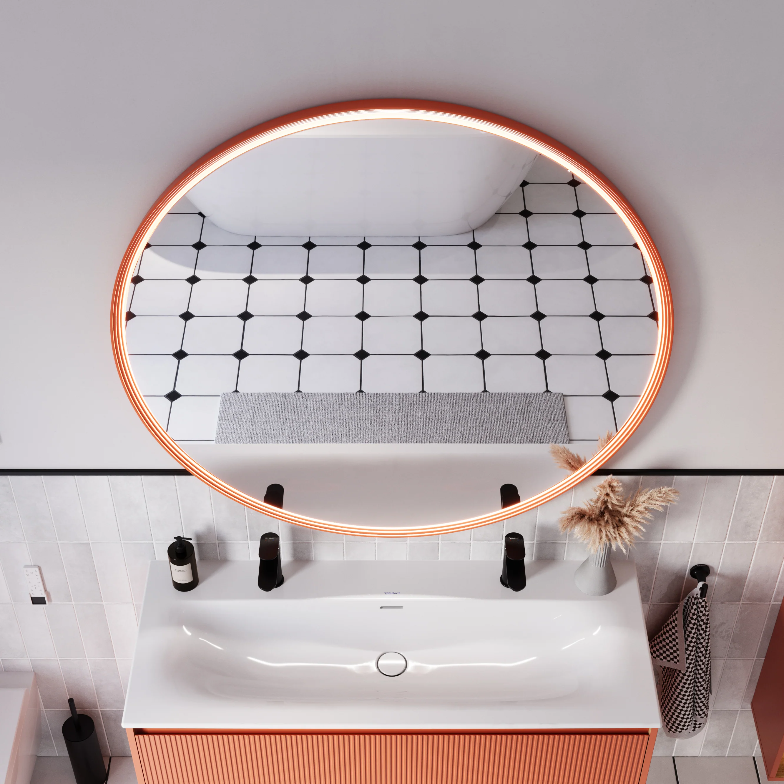 Lustro łazienkowe LED BELDIVO okrągłe - 120 cm - Image 9