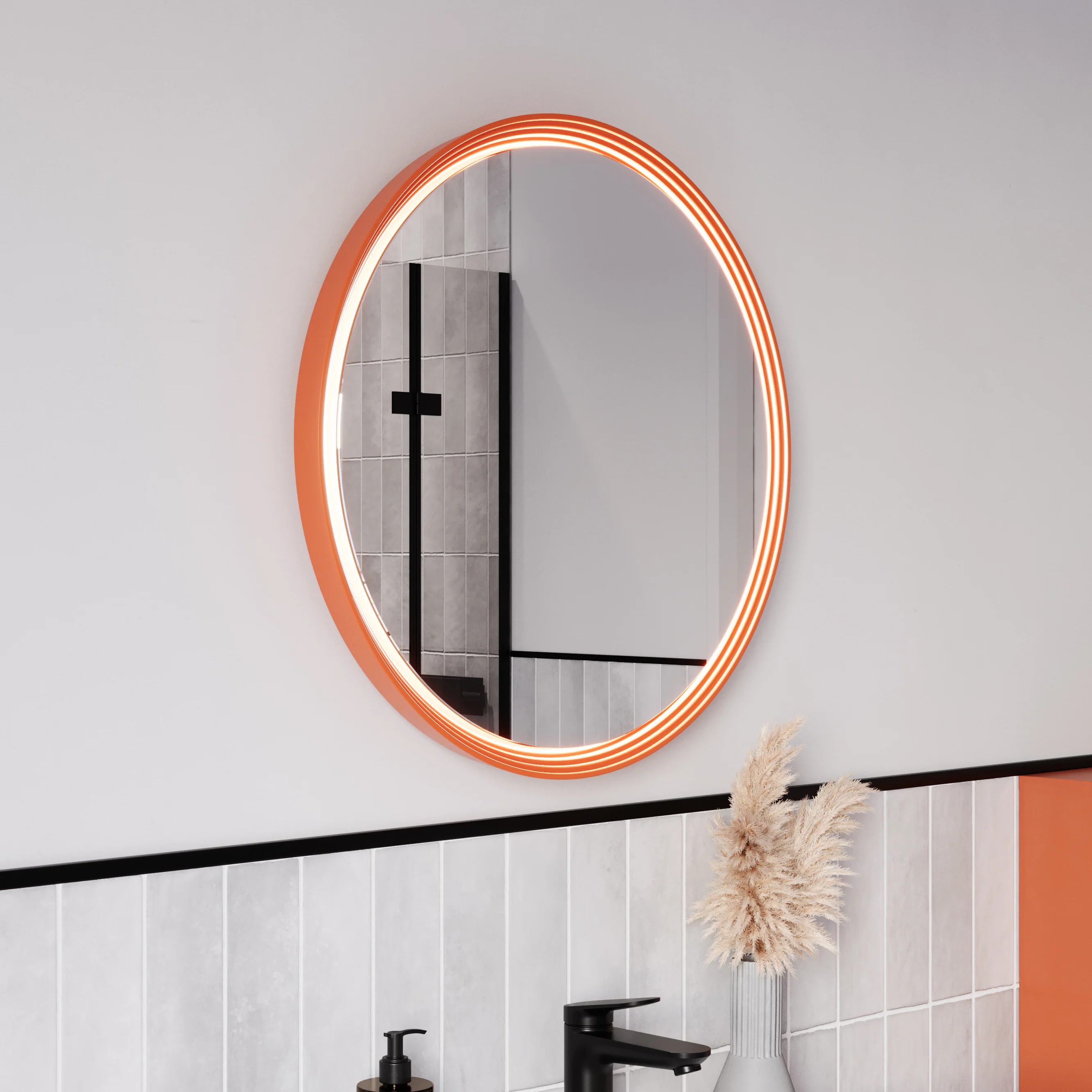 Lustro łazienkowe LED BELDIVO okrągłe - 60 cm - Image 14