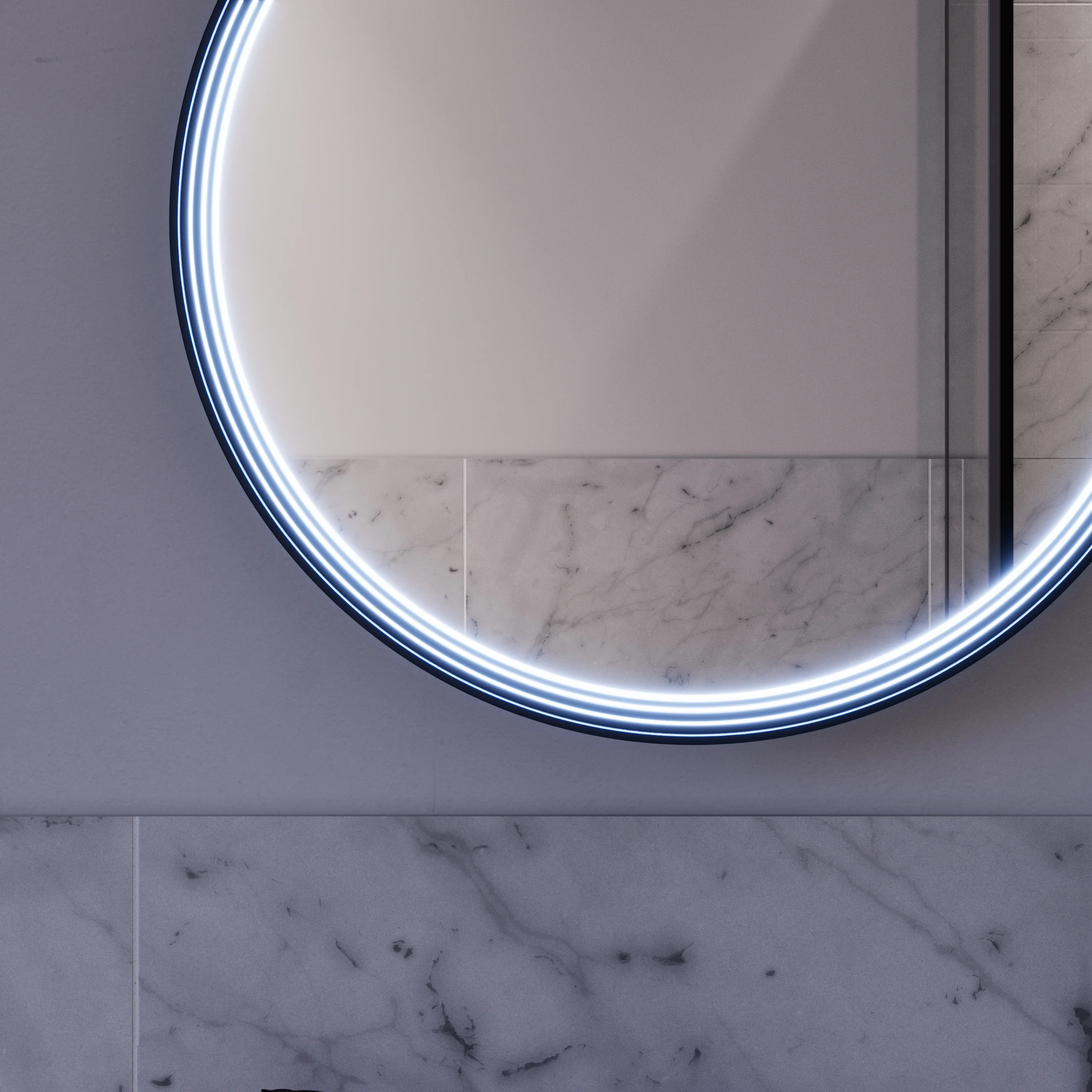 Lustro łazienkowe LED BELDIVO okrągłe - 60 cm - Image 40