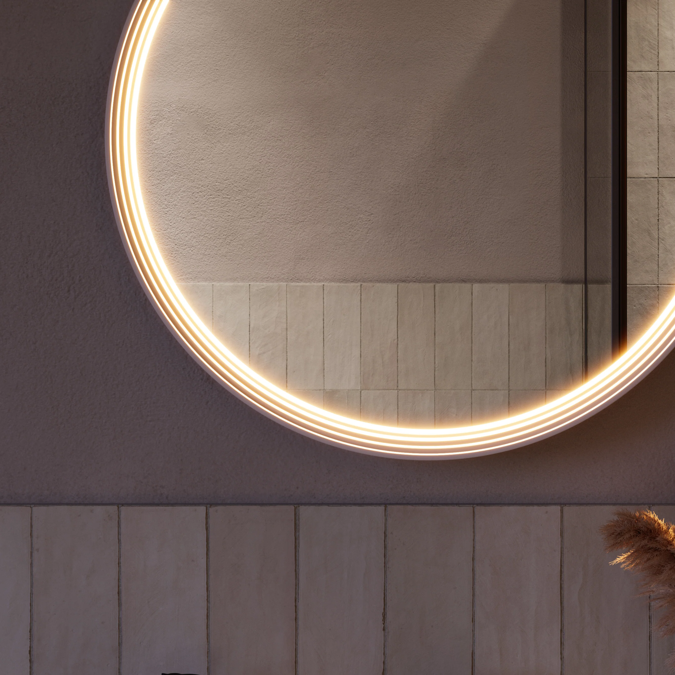 Lustro łazienkowe LED BELDIVO okrągłe - 60 cm - Image 6