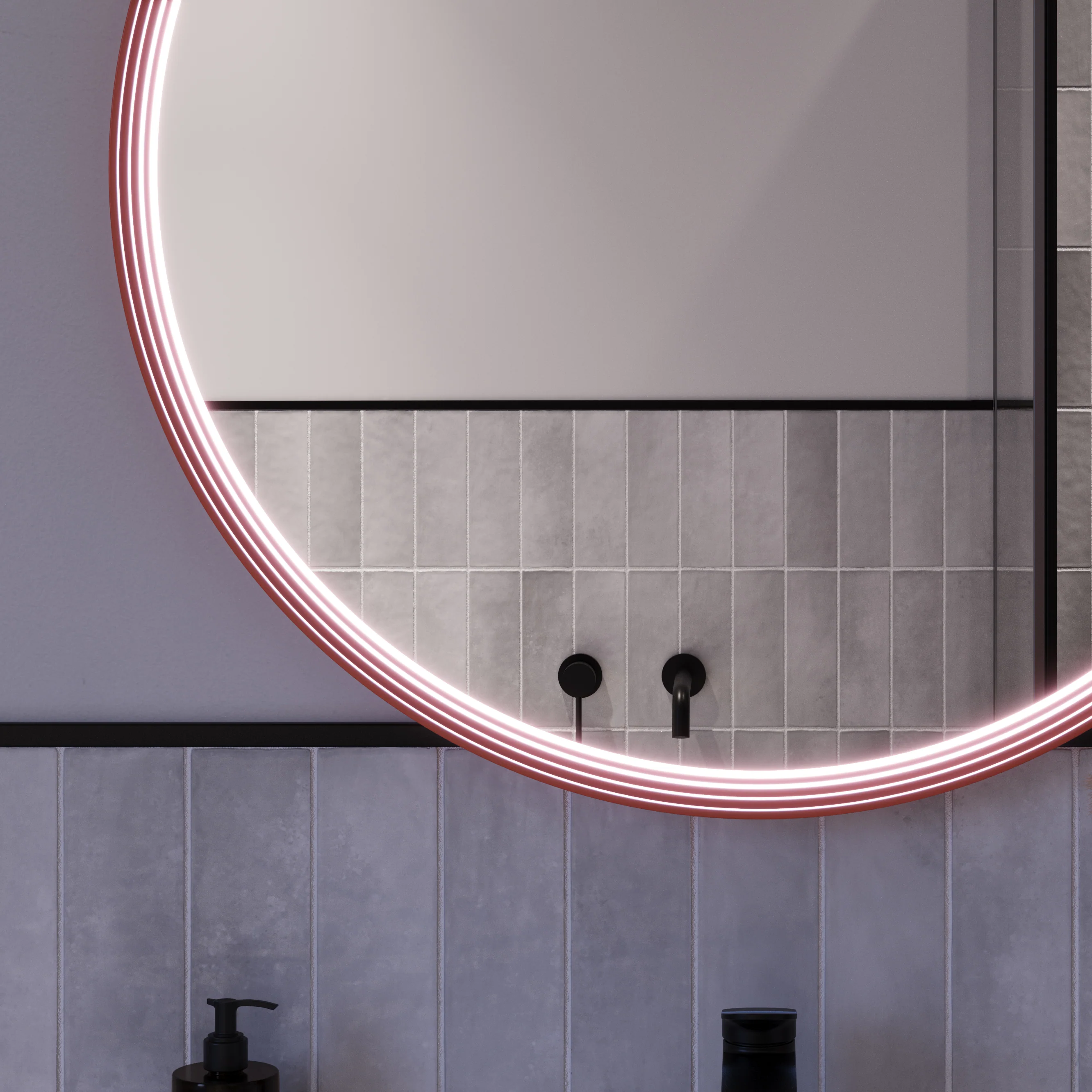 Lustro łazienkowe LED BELDIVO okrągłe - 80 cm - Image 11