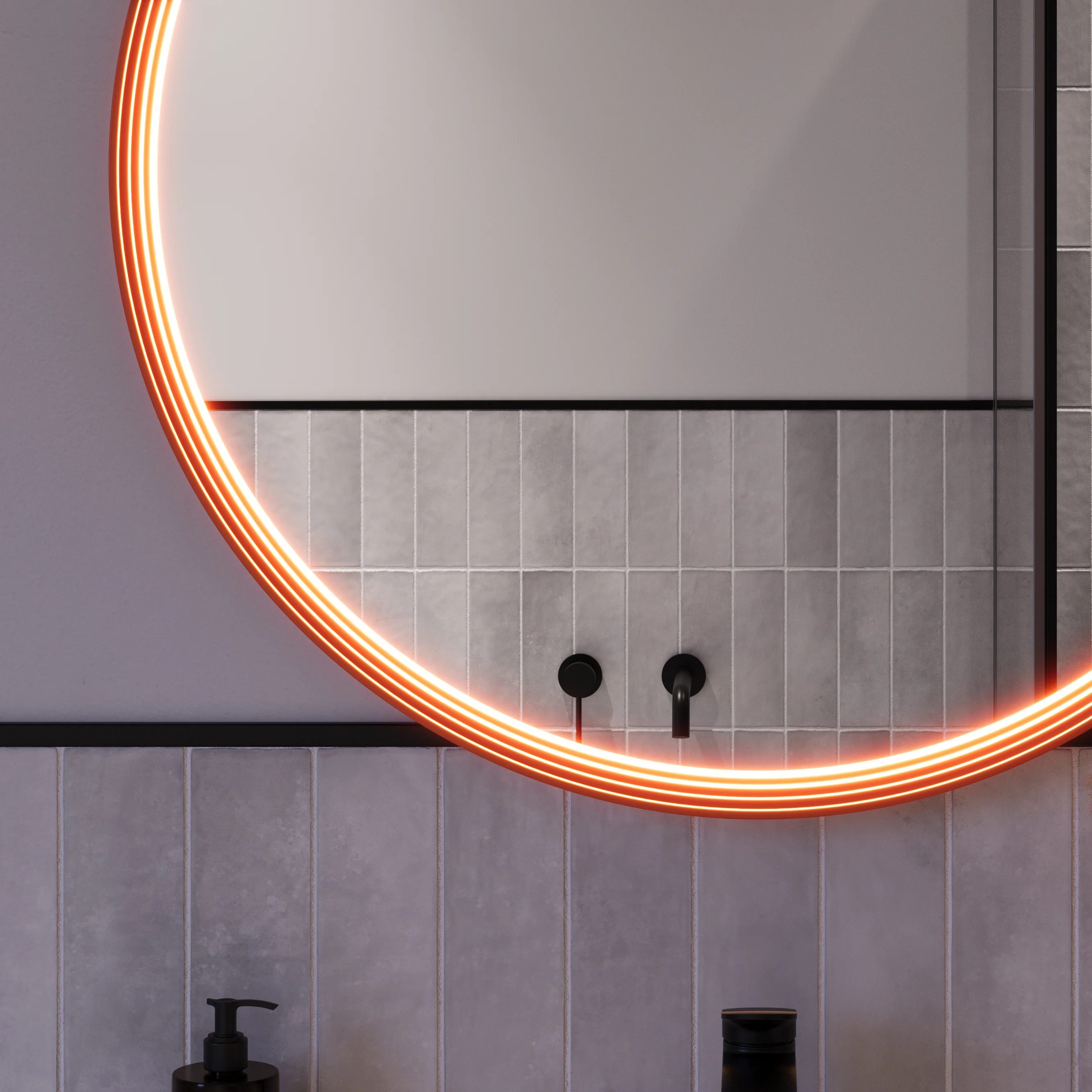 Lustro łazienkowe LED BELDIVO okrągłe - 80 cm - Image 12
