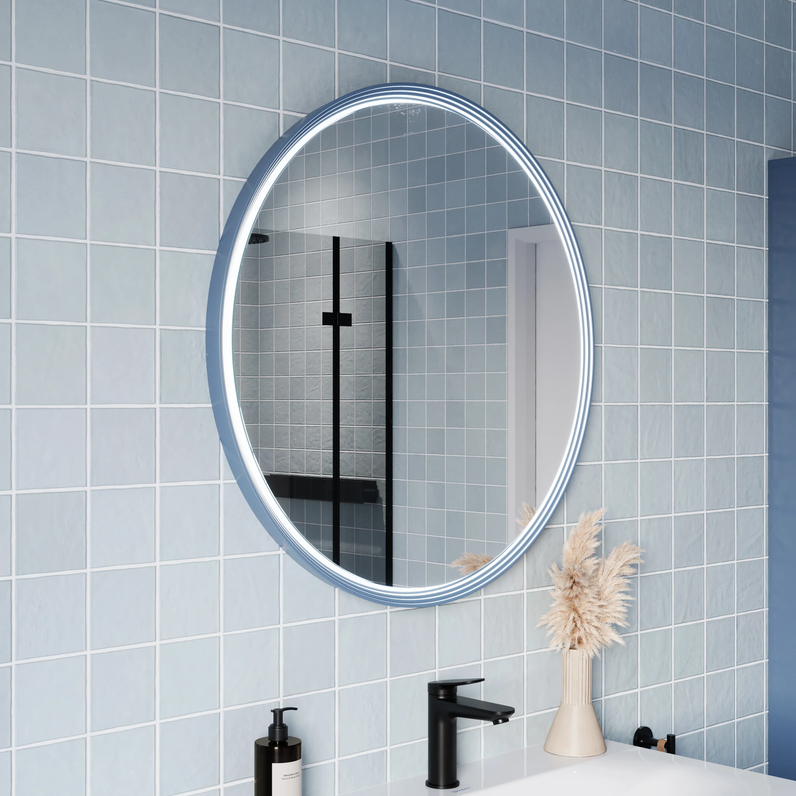 Lustro łazienkowe LED BELDIVO okrągłe - 80 cm - Image 14
