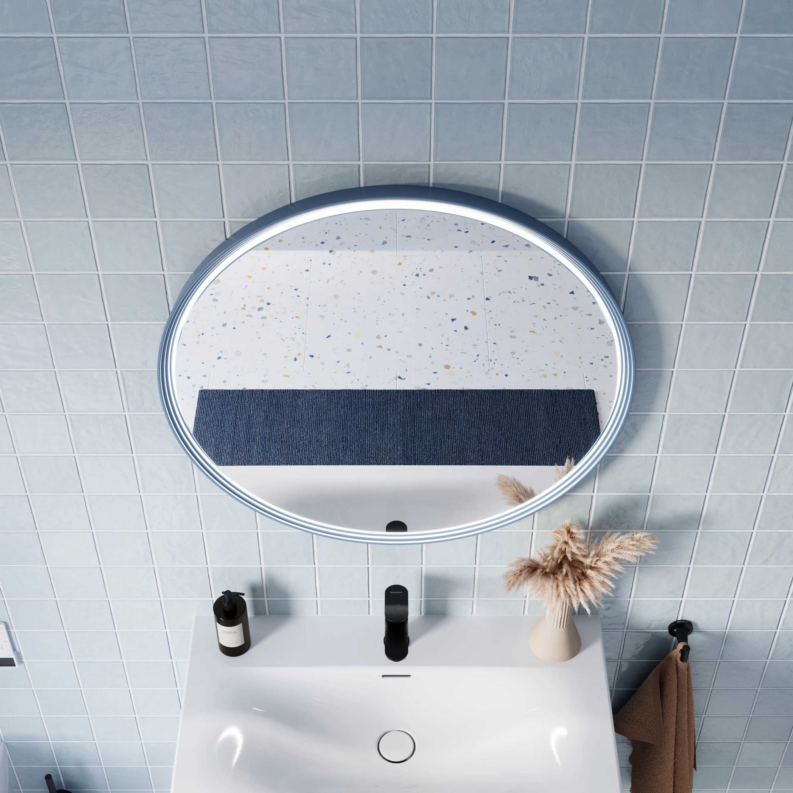 Lustro łazienkowe LED BELDIVO okrągłe - 80 cm - Image 15