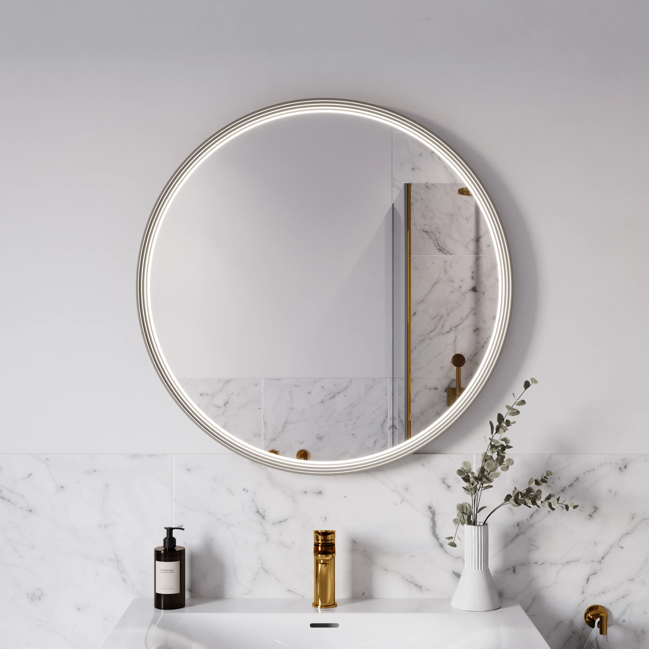 Lustro łazienkowe LED BELDIVO okrągłe - 80 cm - Image 19