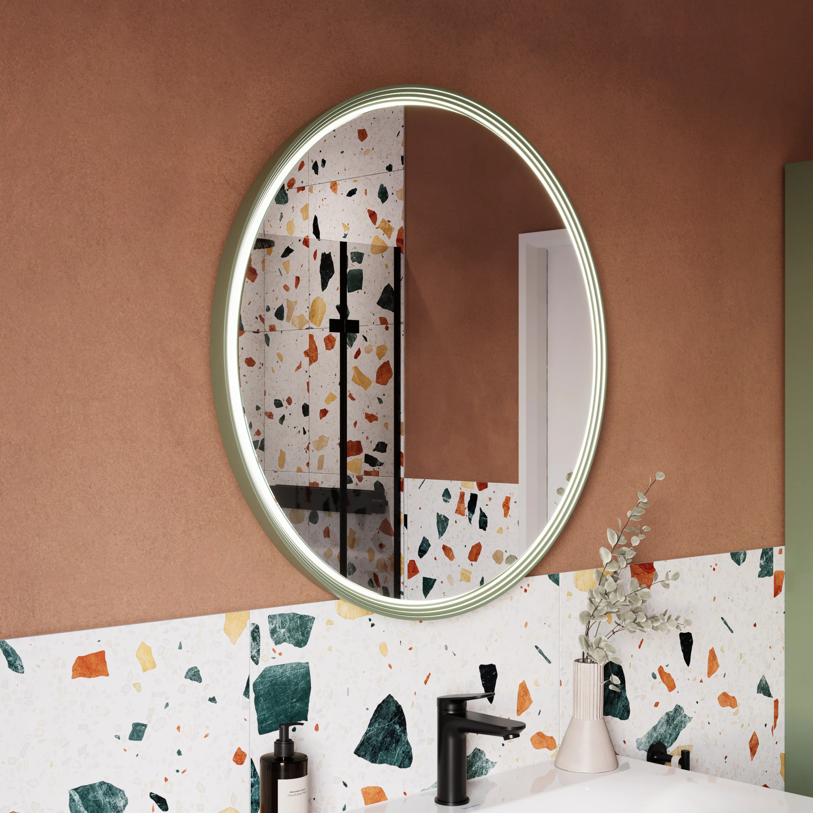 Lustro łazienkowe LED BELDIVO okrągłe - 80 cm - Image 28