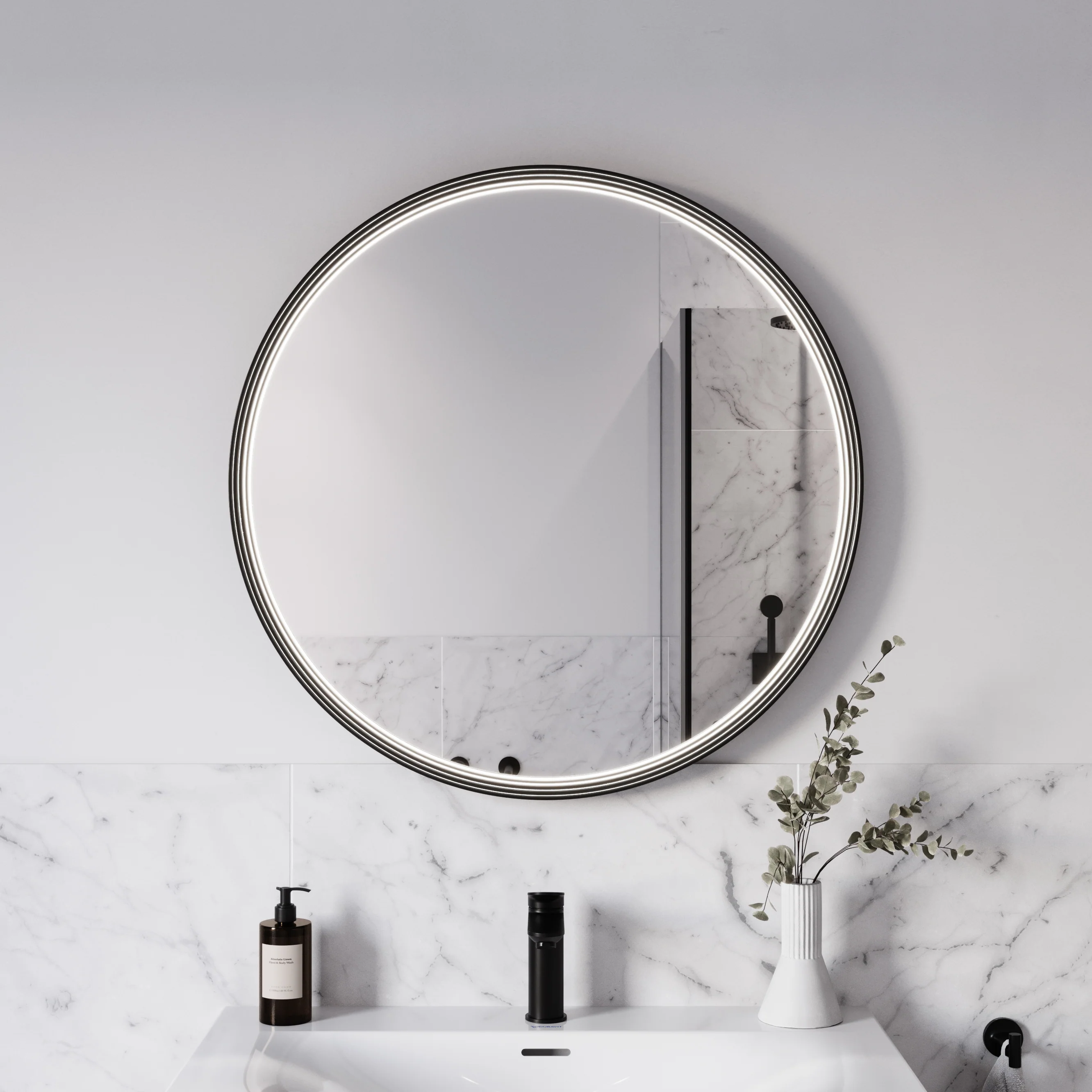 Lustro łazienkowe LED BELDIVO okrągłe - 80 cm - Image 31