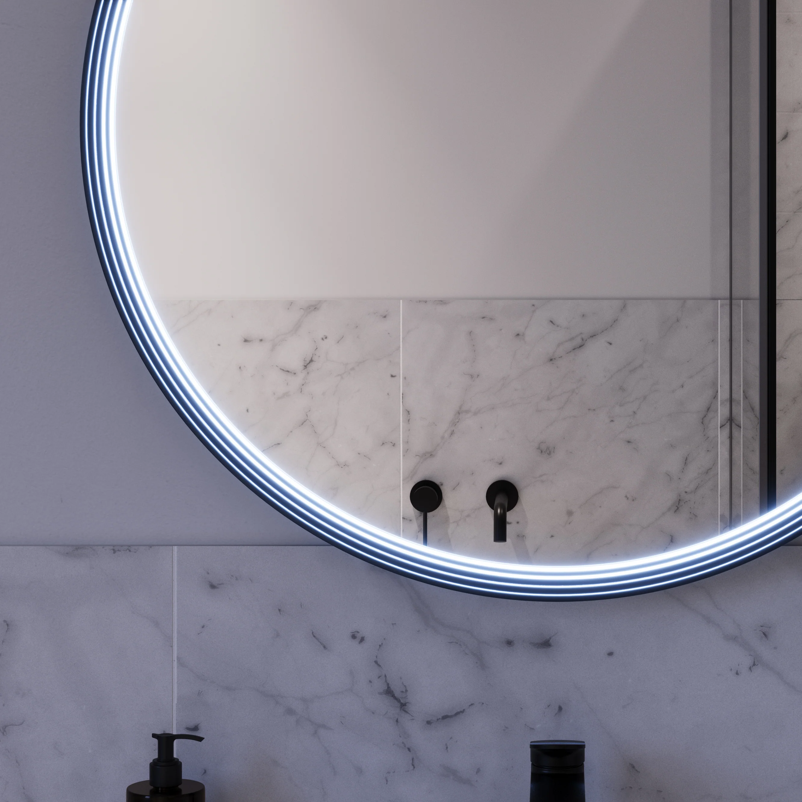 Lustro łazienkowe LED BELDIVO okrągłe - 80 cm - Image 34
