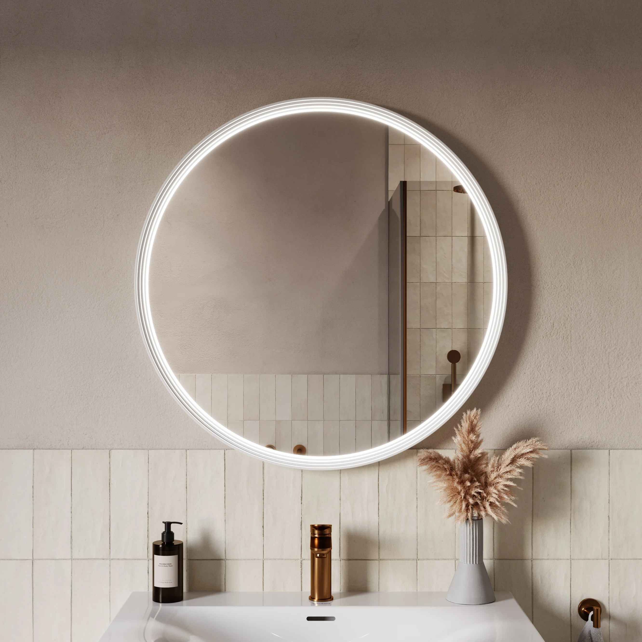 Lustro łazienkowe LED BELDIVO okrągłe - 80 cm - Image 37