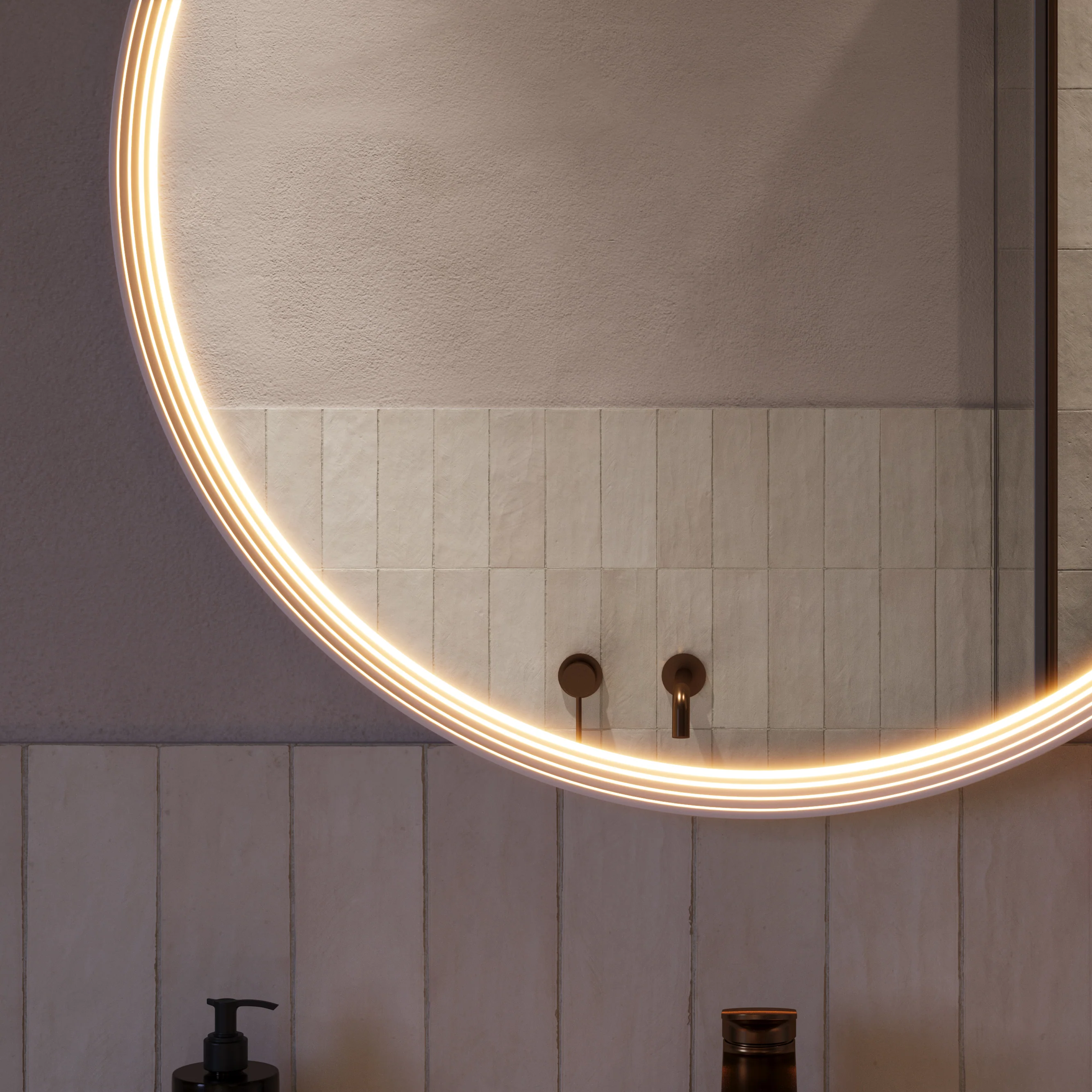 Lustro łazienkowe LED BELDIVO okrągłe - 80 cm - Image 41
