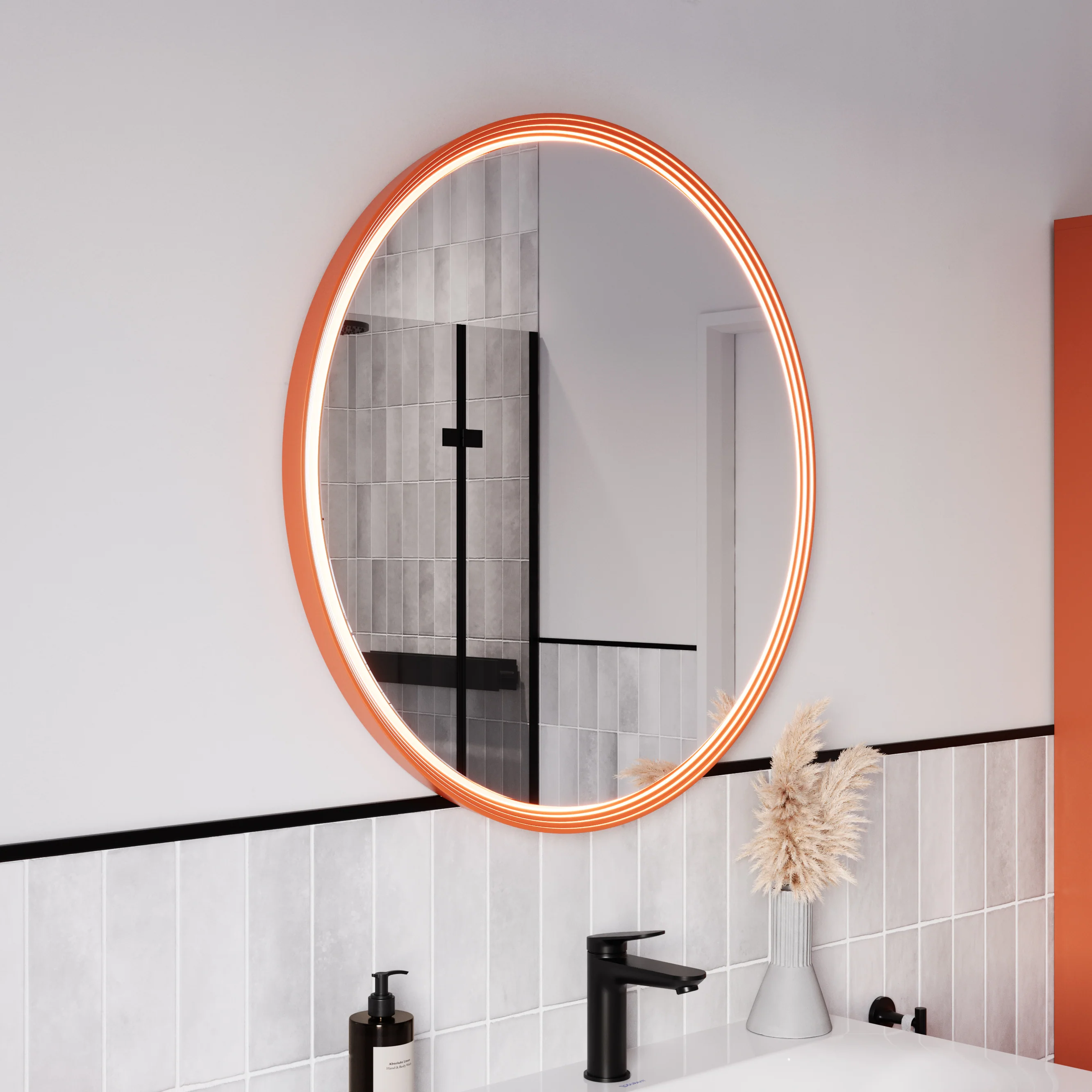 Lustro łazienkowe LED BELDIVO okrągłe - 80 cm - Image 7
