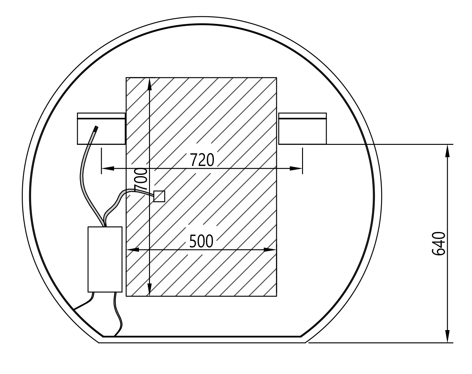Lustro LED BOVA 2.0 - Image 8