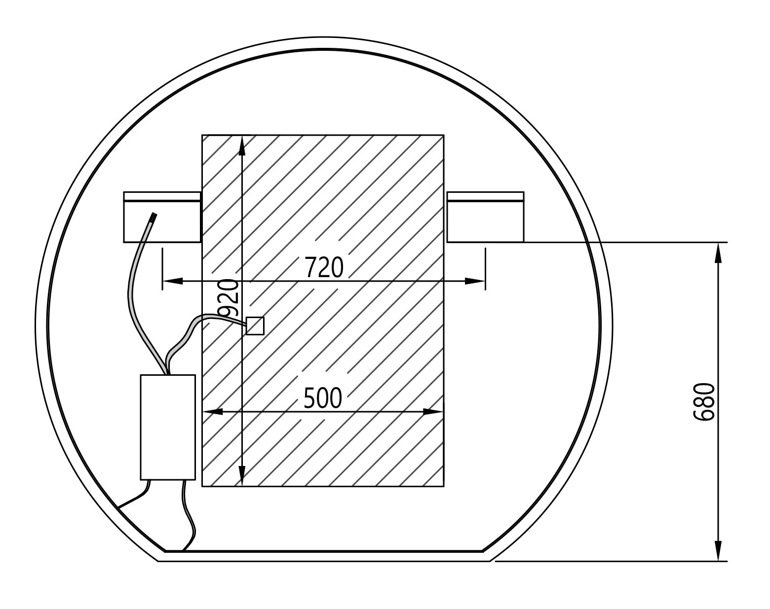 Lustro LED BOVA 2.0 - Image 9