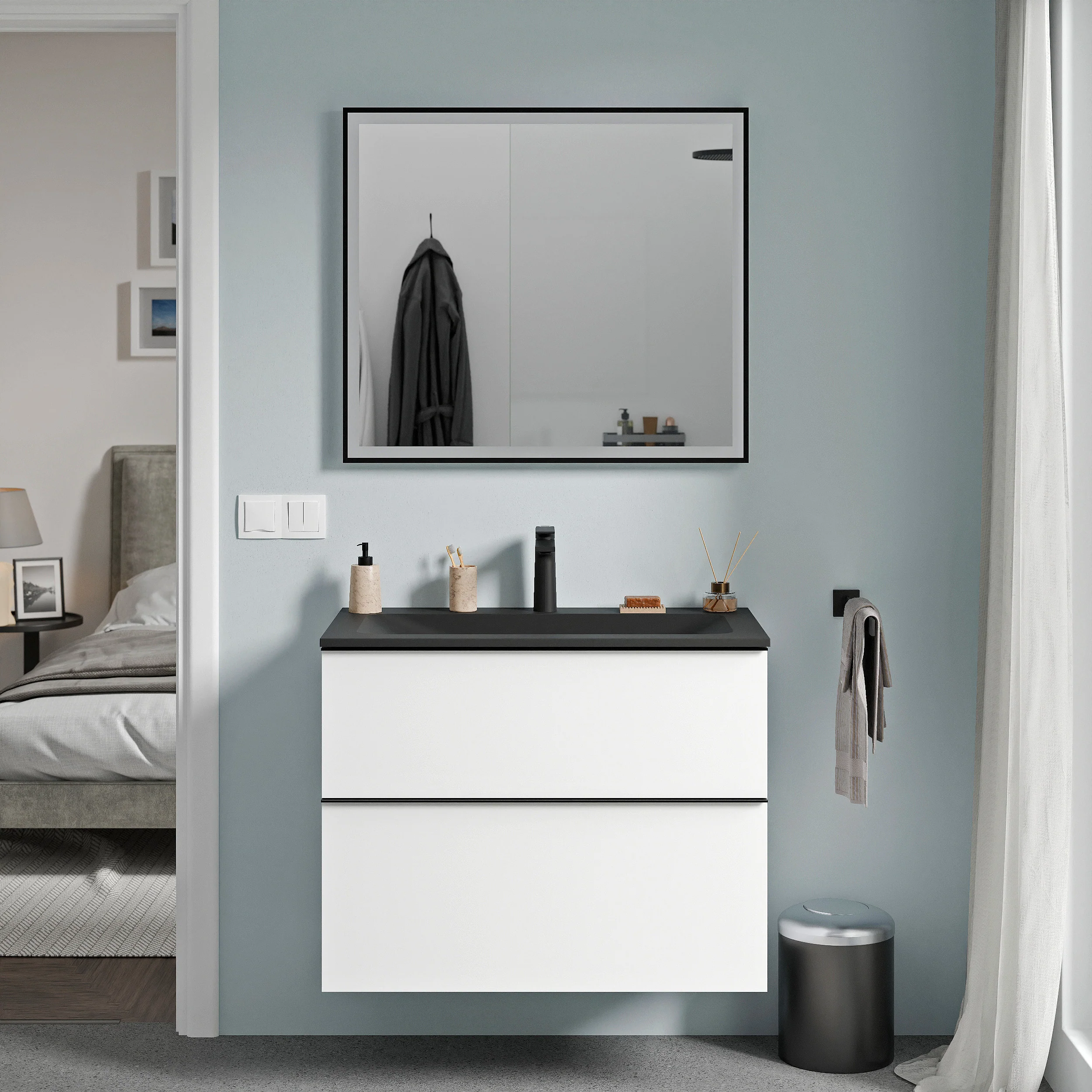 Lustro łazienkowe VARO FRAME prostokątne - Image 7