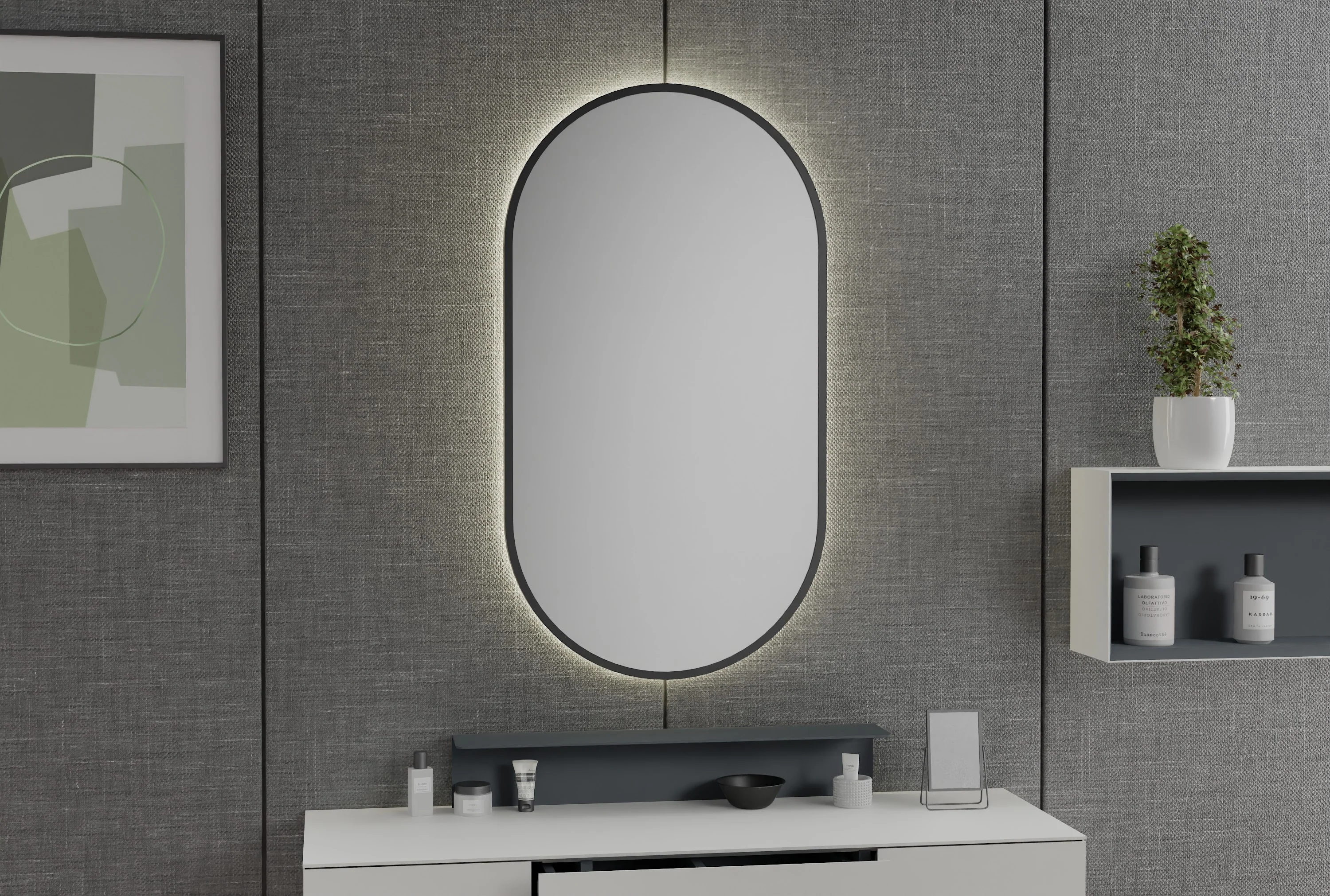 LED lustro z oświetleniem 8144-2.0 owalne - Image 3