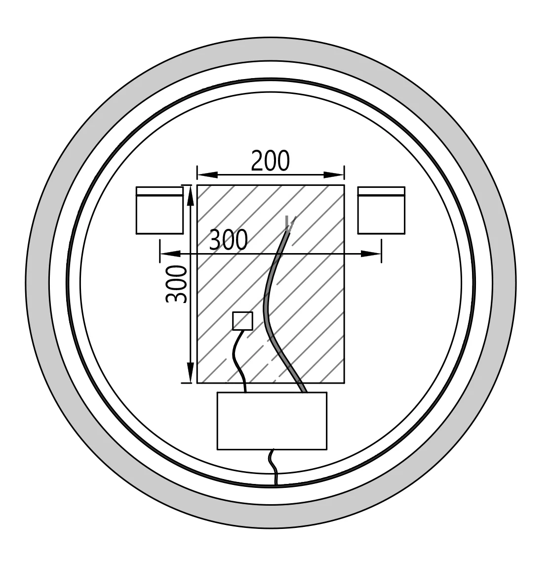 Lustro LED 8232-2.0 Okrągłe - Image 17