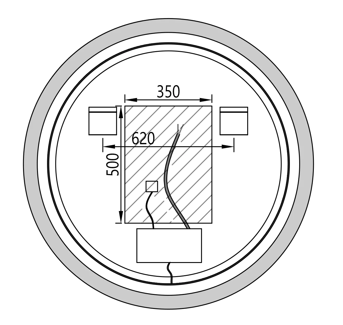 Lustro LED 8232-2.0 Okrągłe - Image 19