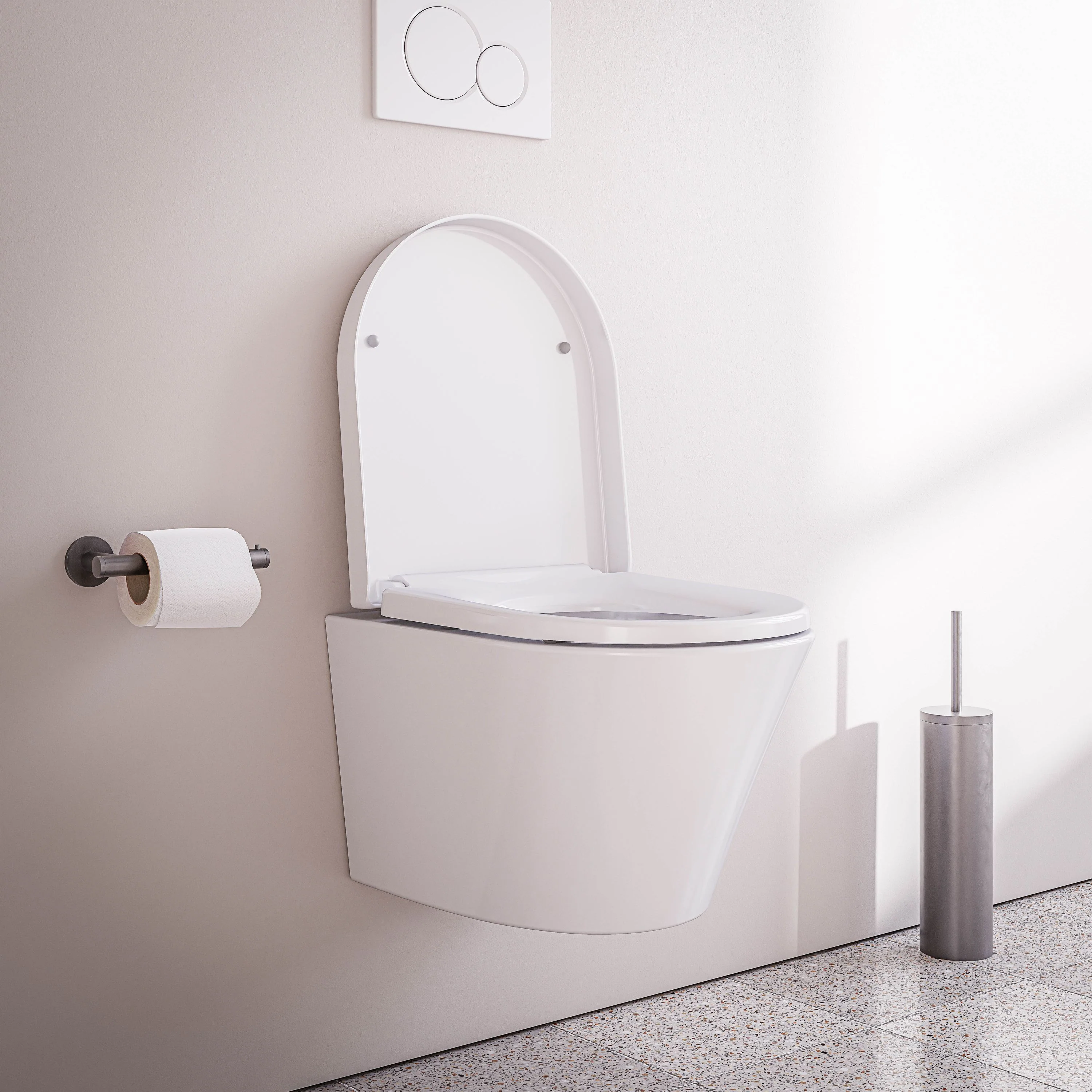 Miska WC wisząca bezkołnierzowa 1080R