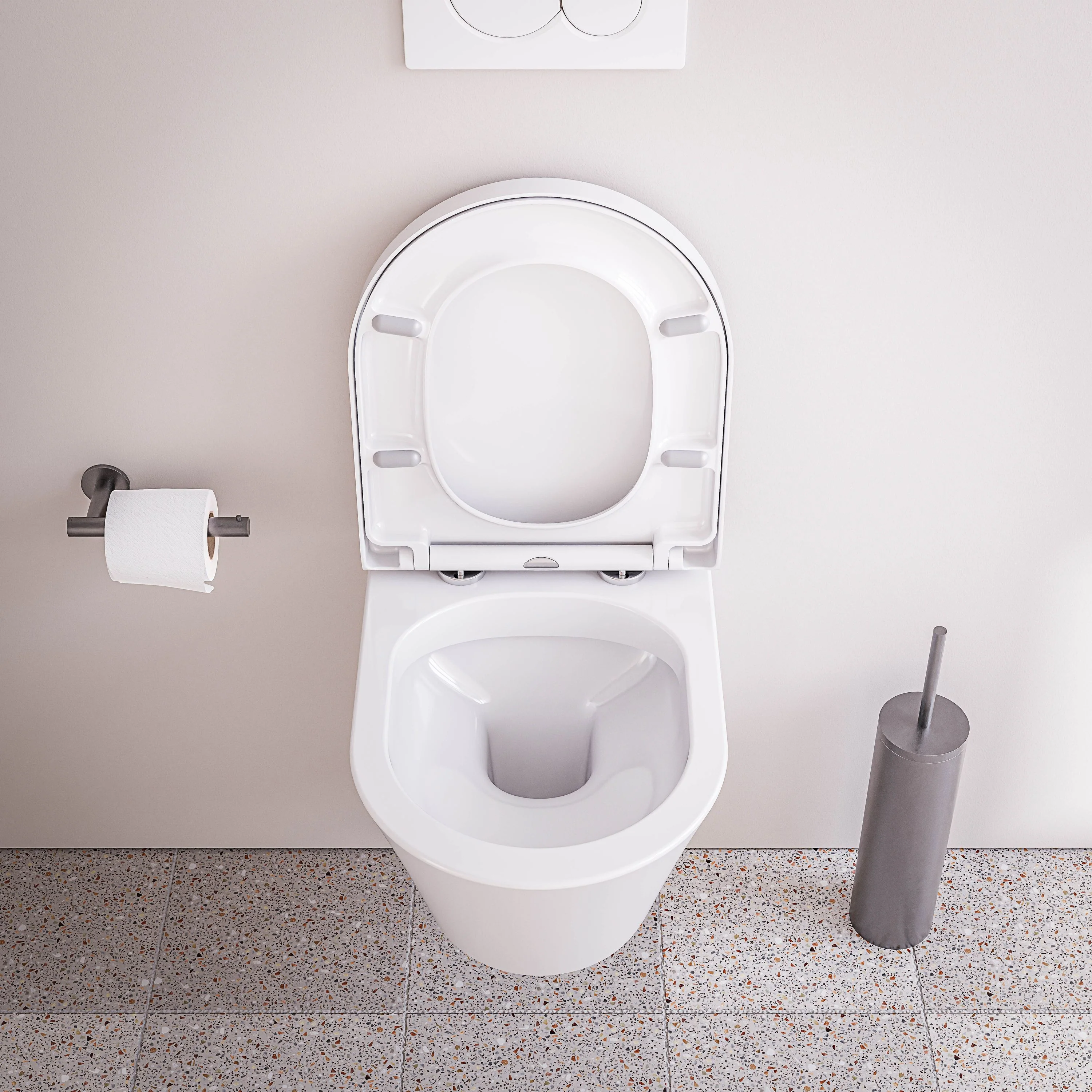 Miska WC wisząca bezkołnierzowa 1080R - Image 5