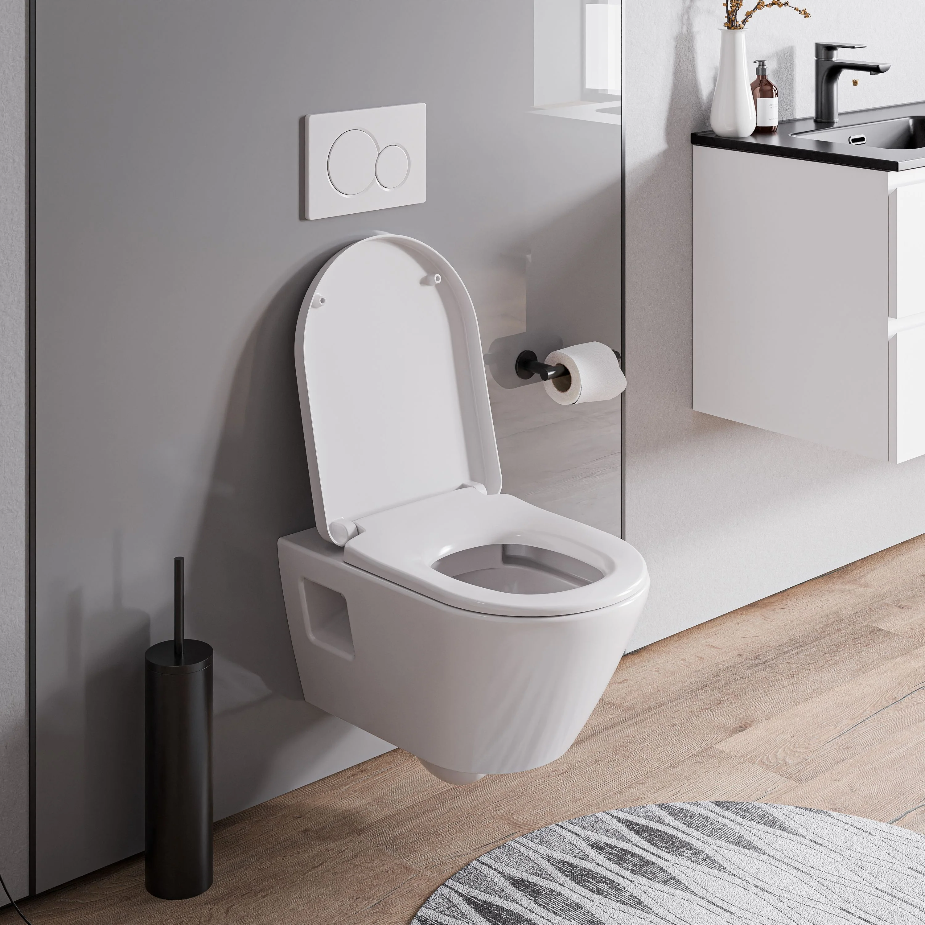 Miska WC wisząca bezkołnierzowa VIVEO - Image 2