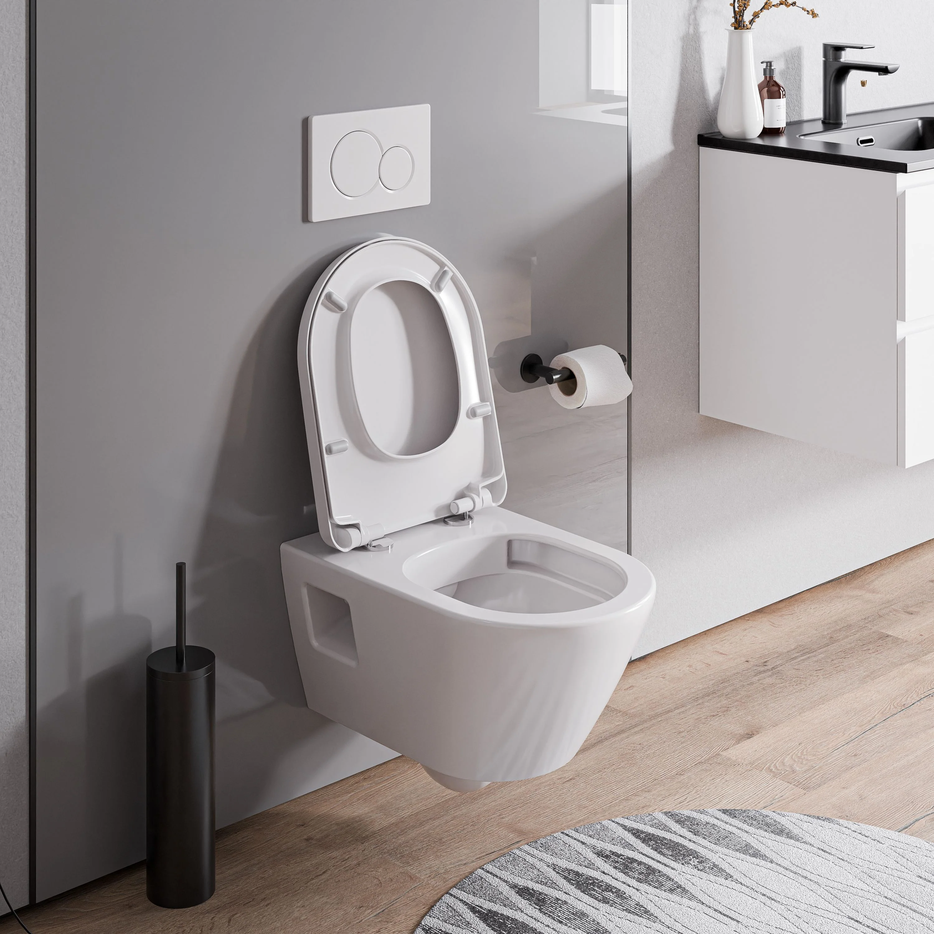 Miska WC wisząca bezkołnierzowa VIVEO - Image 3