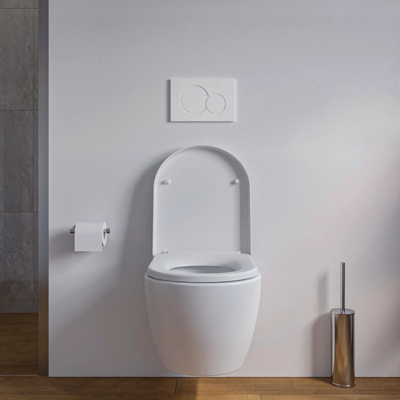 Miska WC wisząca bezkołnierzowa NT2038 - Image 6