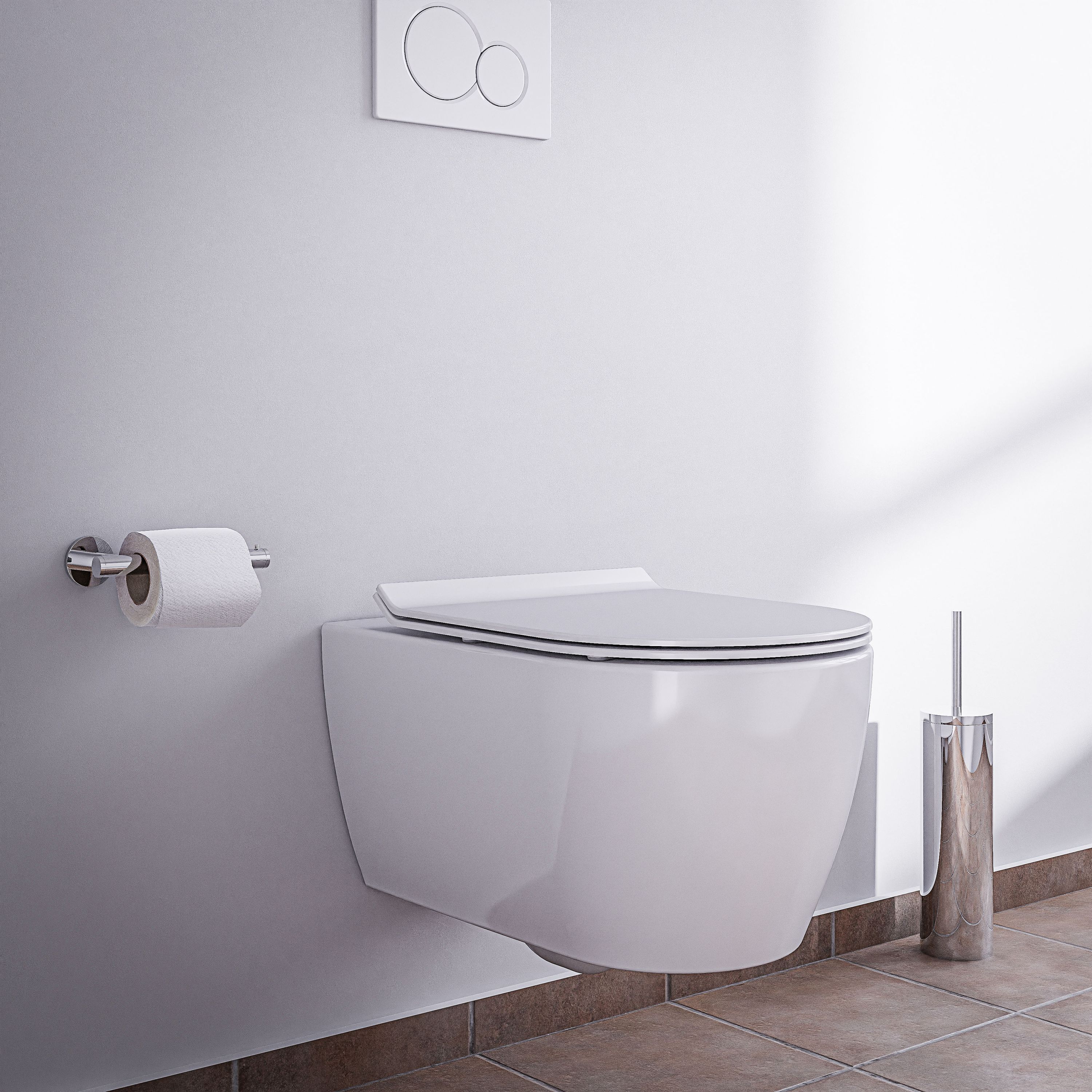 Miska WC wisząca lejowa bezkołnierzowa NT2039 - Image 12