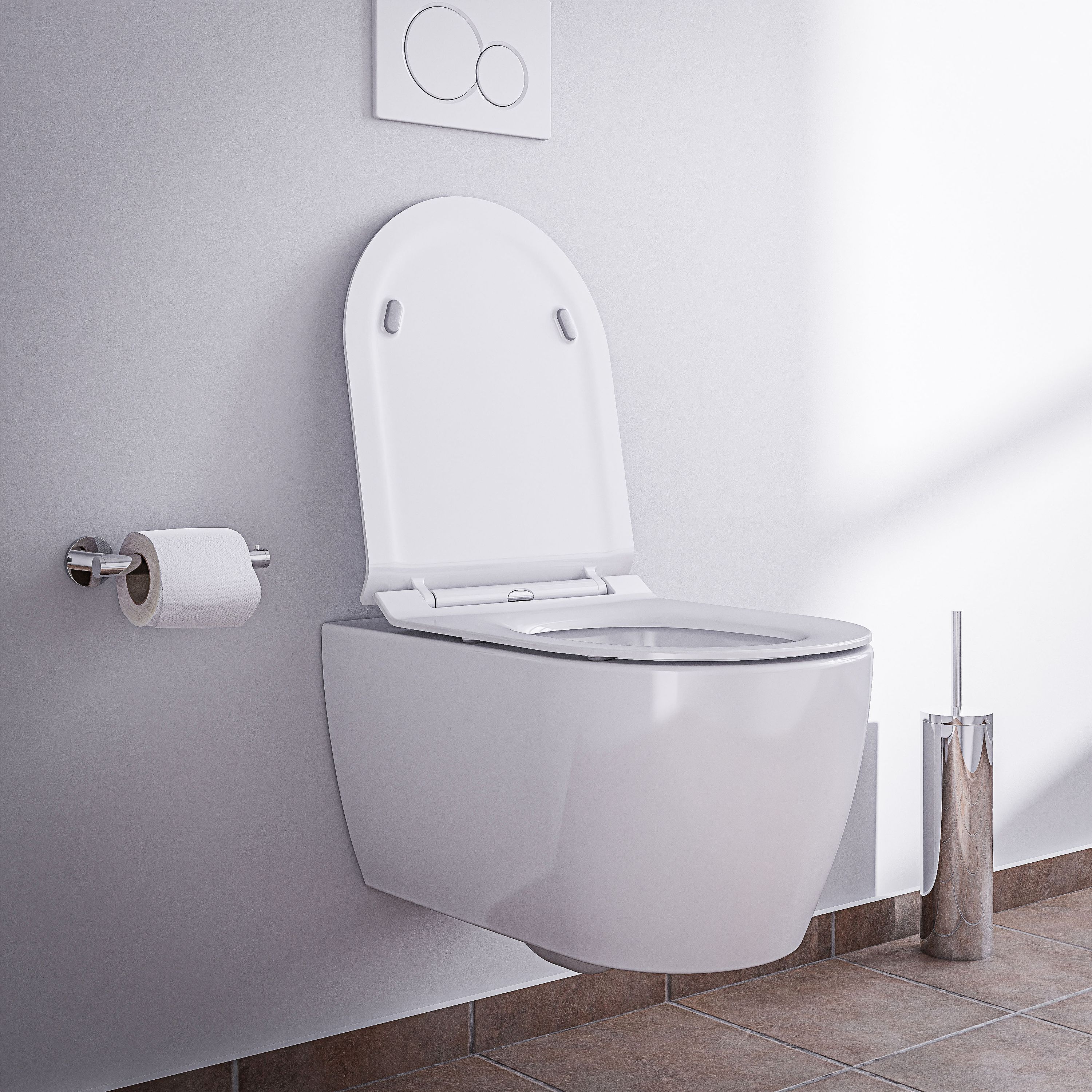 Miska WC wisząca lejowa bezkołnierzowa NT2039 - Image 13