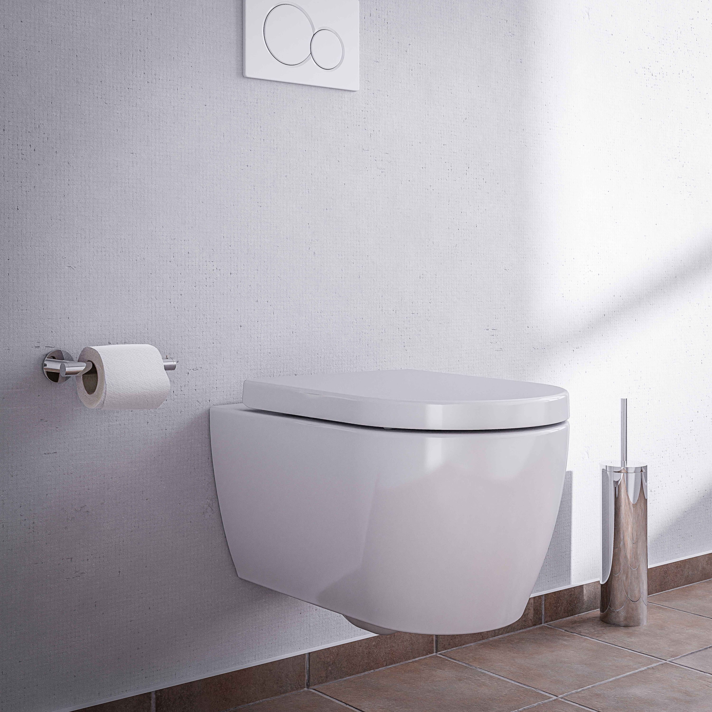 Miska WC wisząca lejowa bezkołnierzowa NT2039 - Image 18