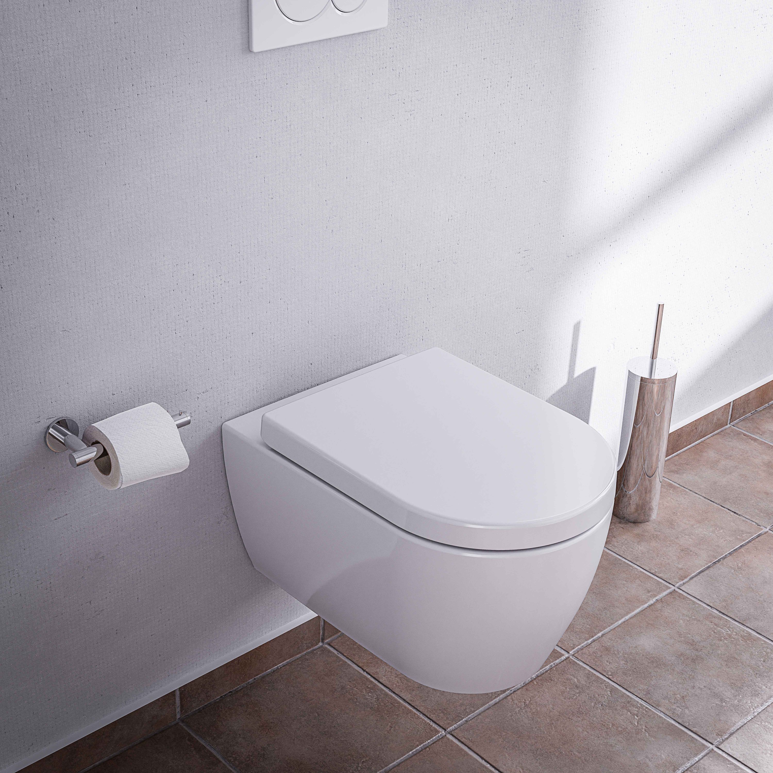 Miska WC wisząca lejowa bezkołnierzowa NT2039 - Image 19
