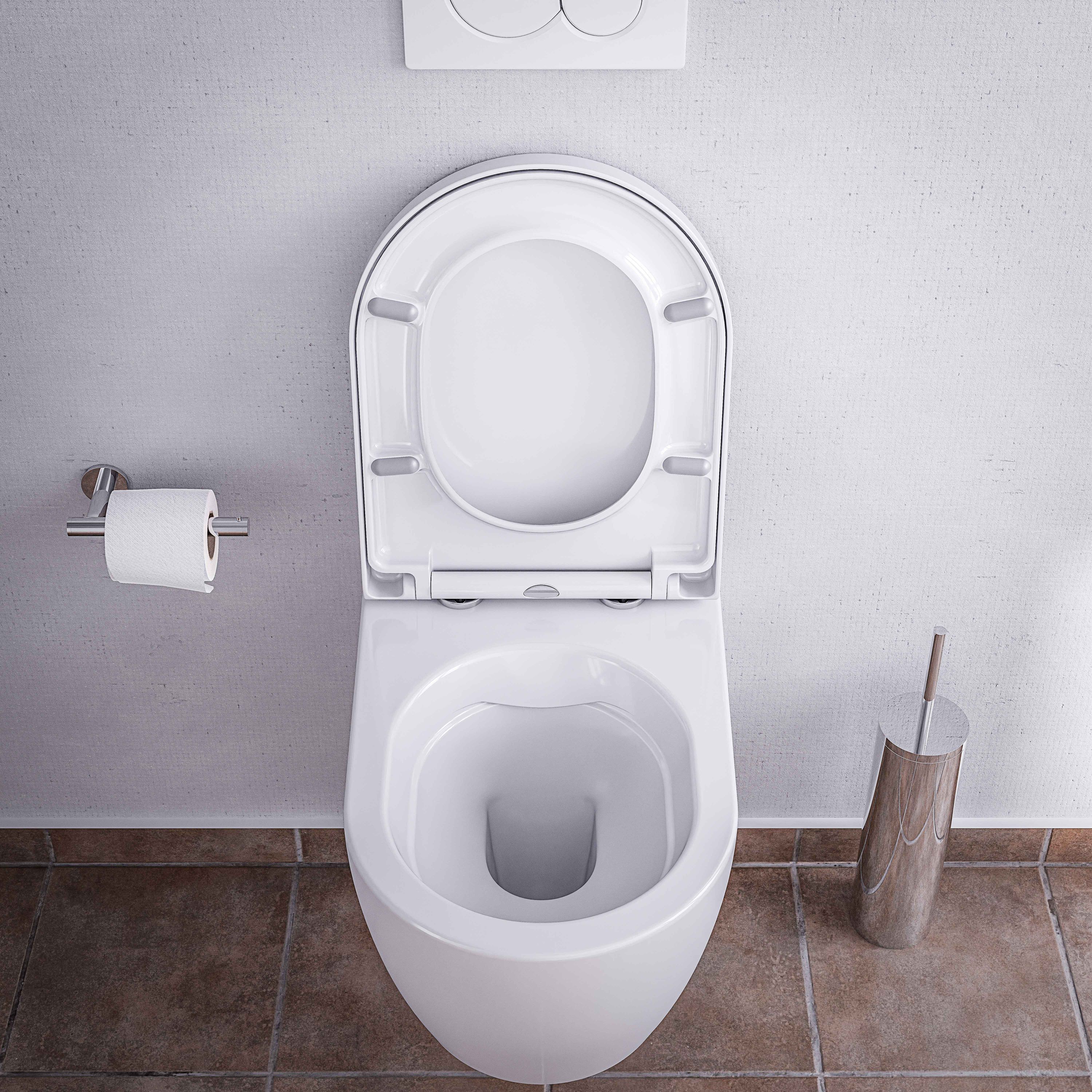 Miska WC wisząca lejowa bezkołnierzowa NT2039 - Image 22