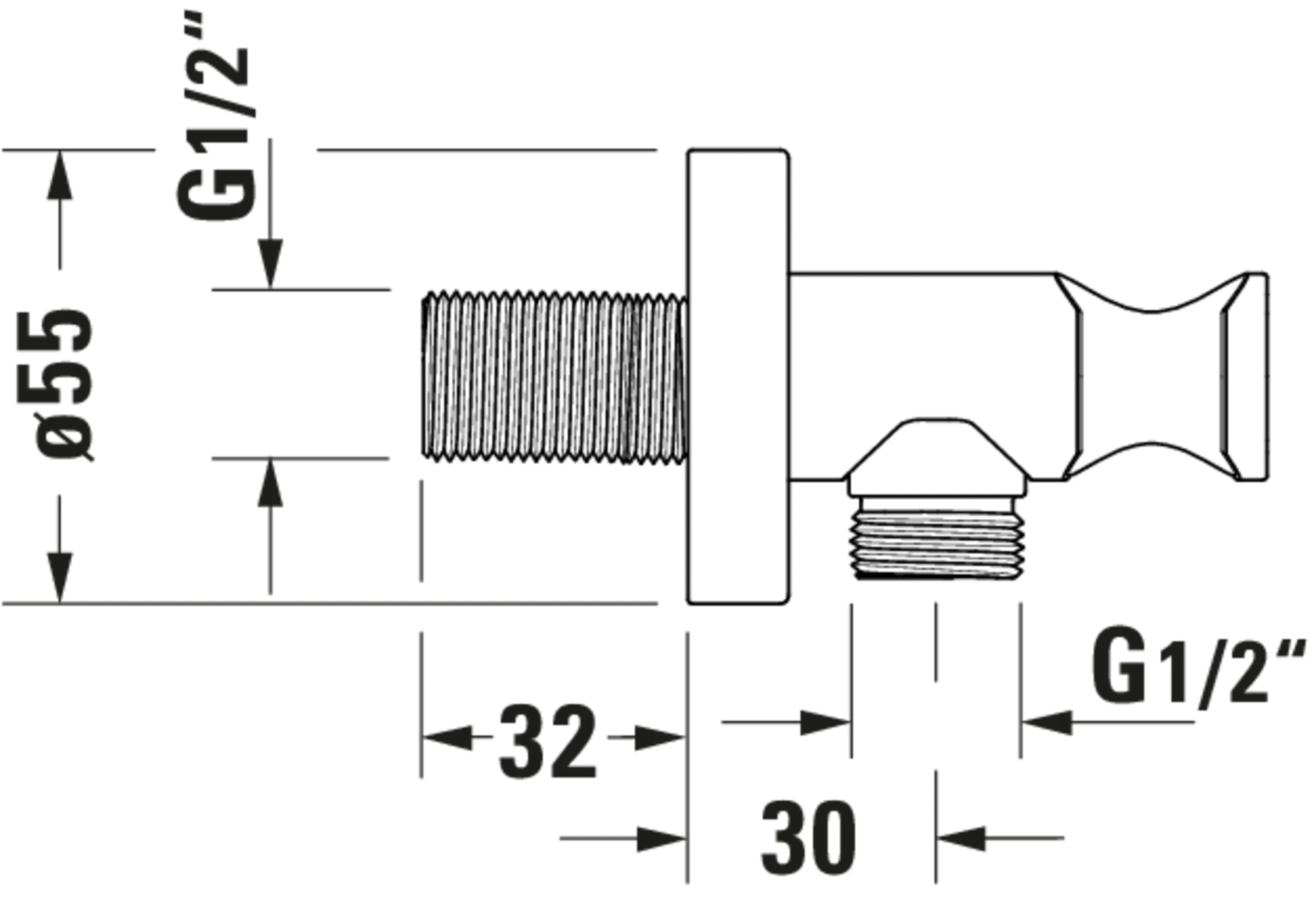 Podtynkowa bateria wannowa Duravit z termostatem - Image 45
