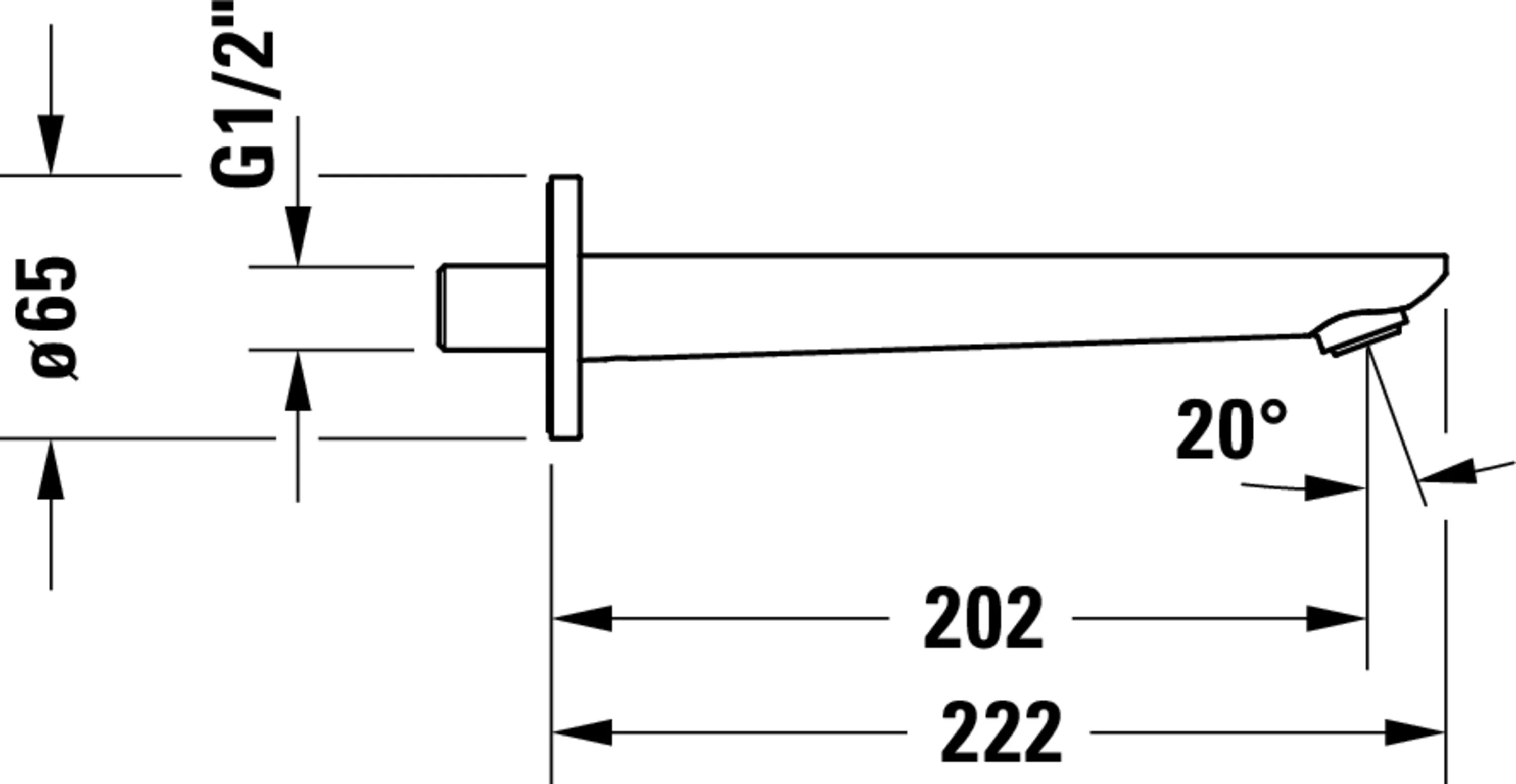 Podtynkowa bateria wannowa Duravit z termostatem - Image 46