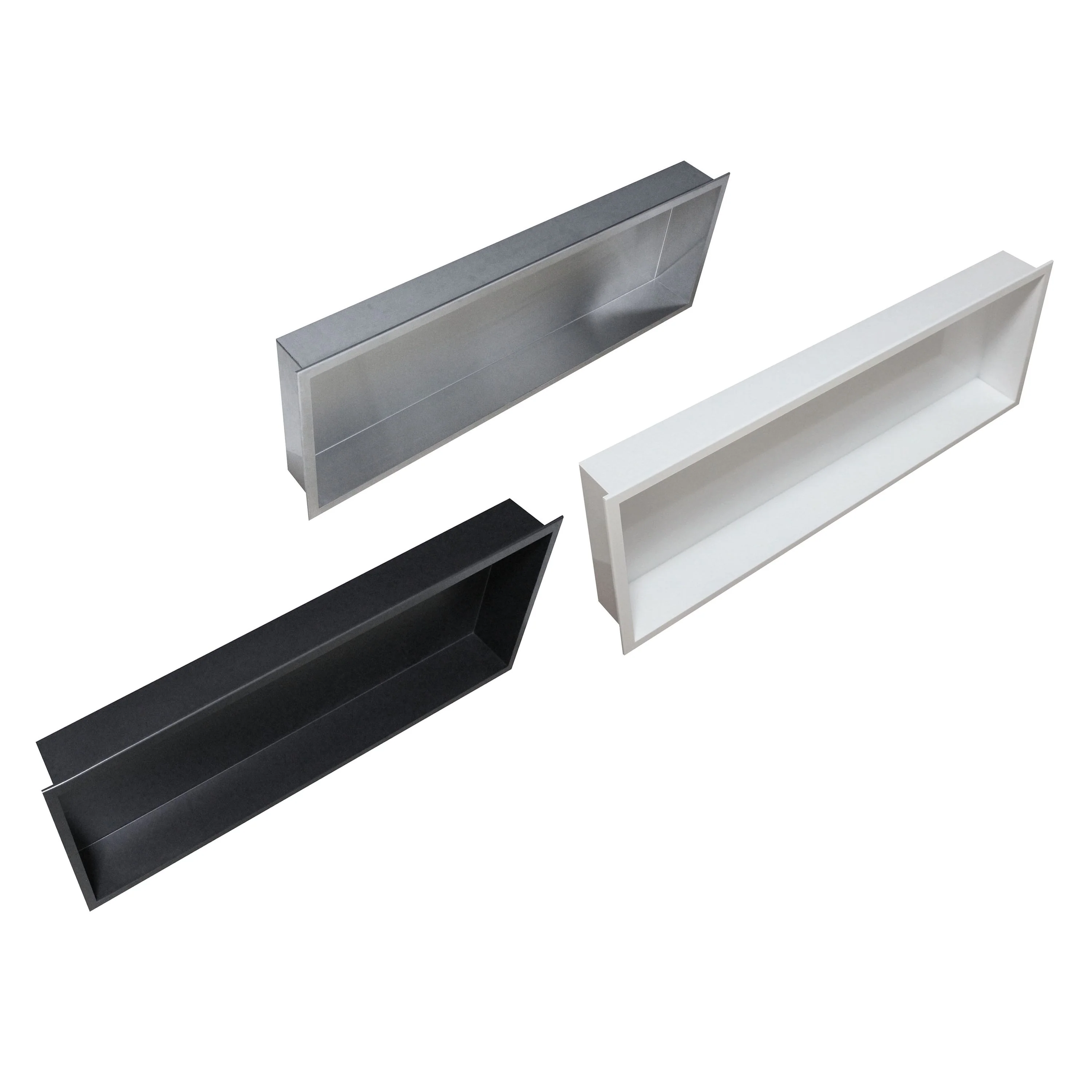 Półka wnękowa ścienna ze stali nierdzewnej BS903010 - Image 2