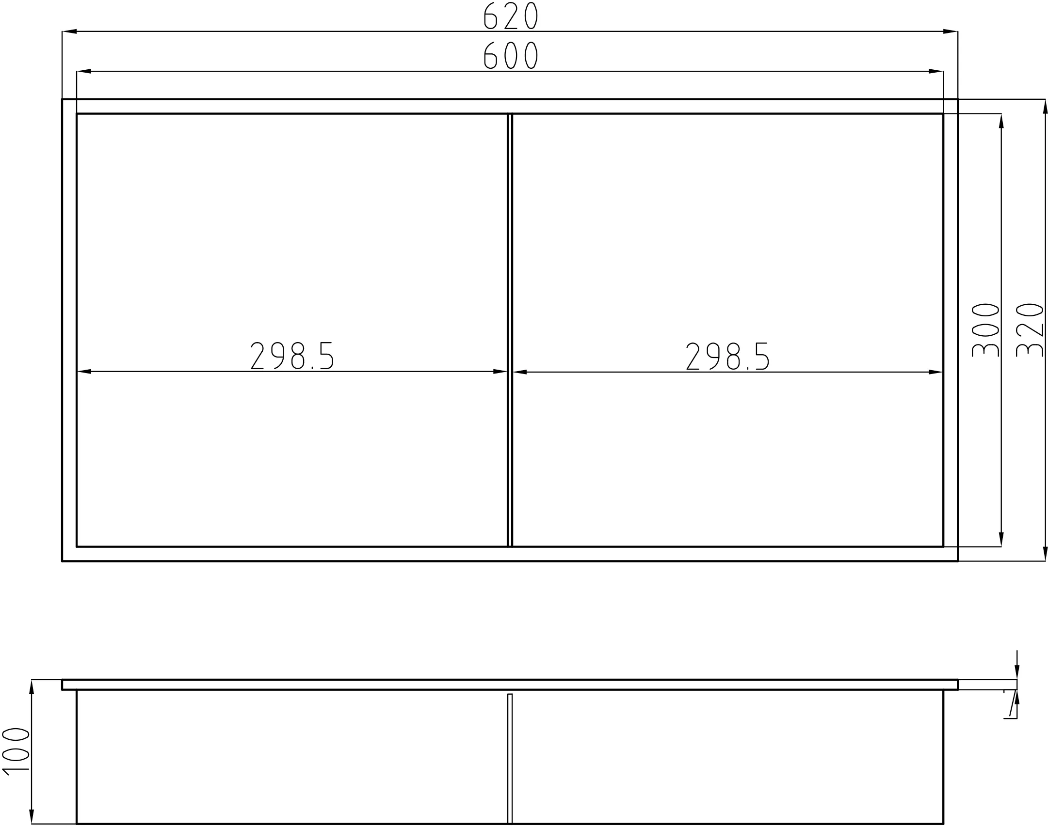Półka wnękowa ścienna ze stali nierdzewnej NT306010X - Image 21