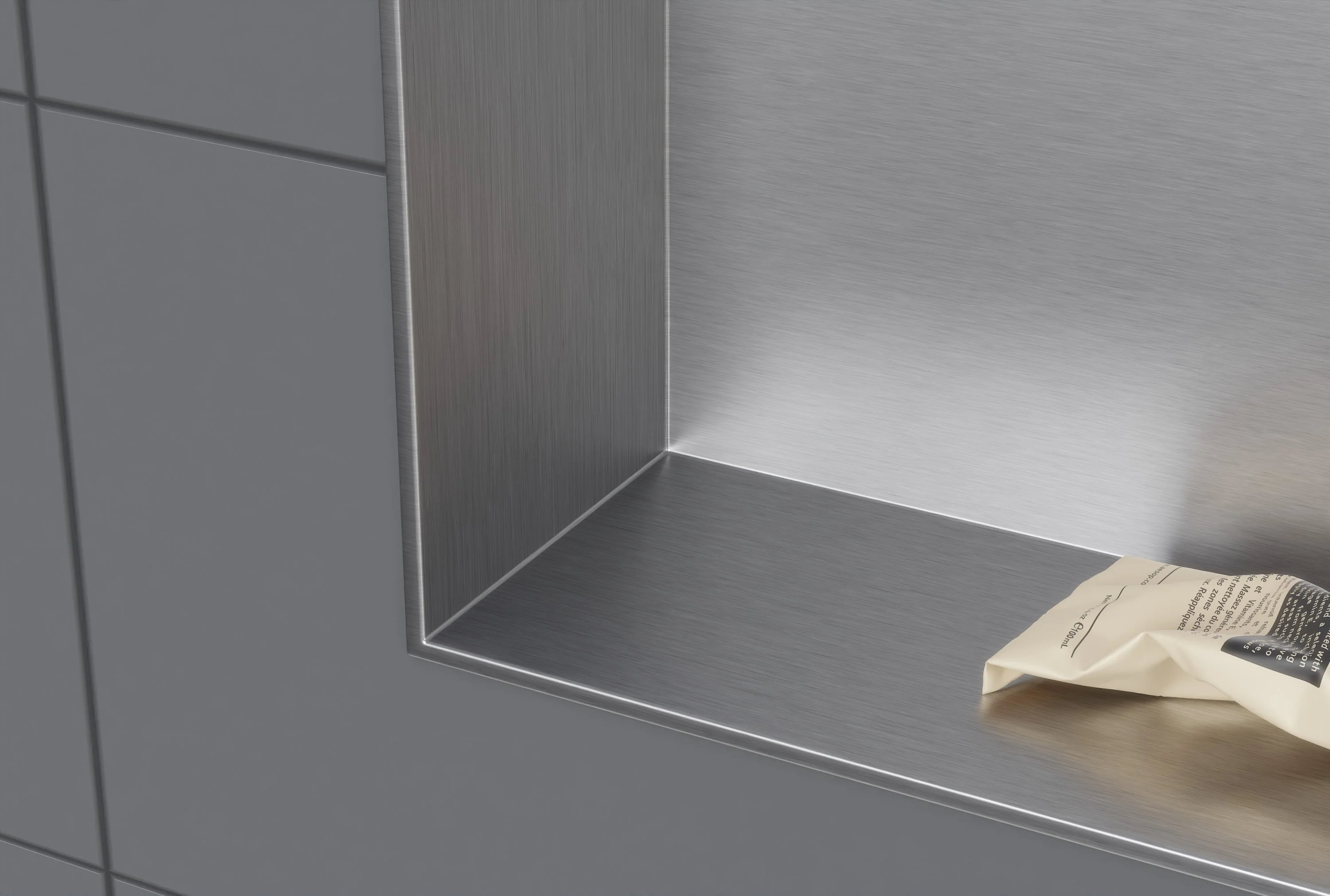 Półka wnękowa ze stali nierdzewnej BS206010 - Image 3
