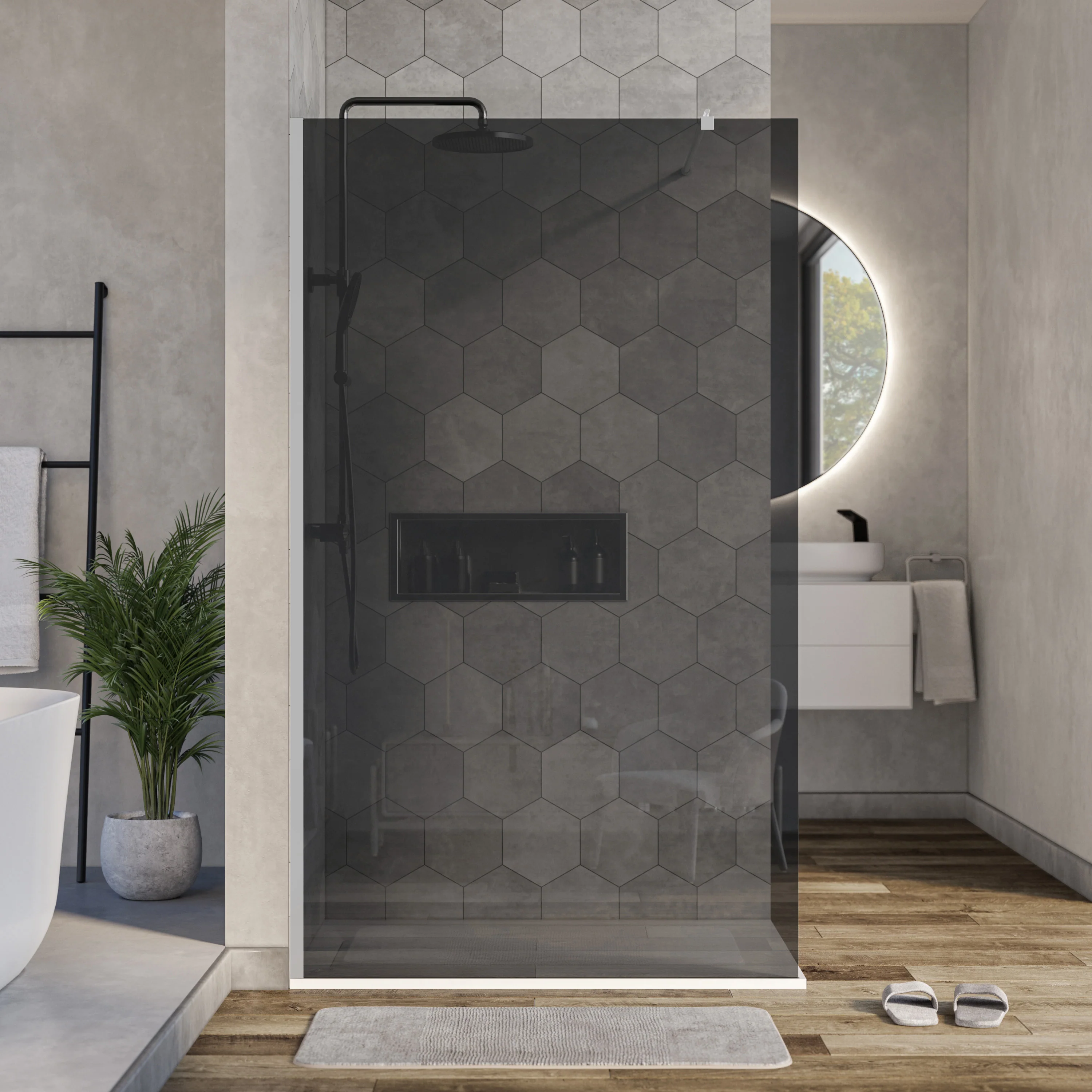 Ścianka prysznicowa Walk-In EX101 - Image 2