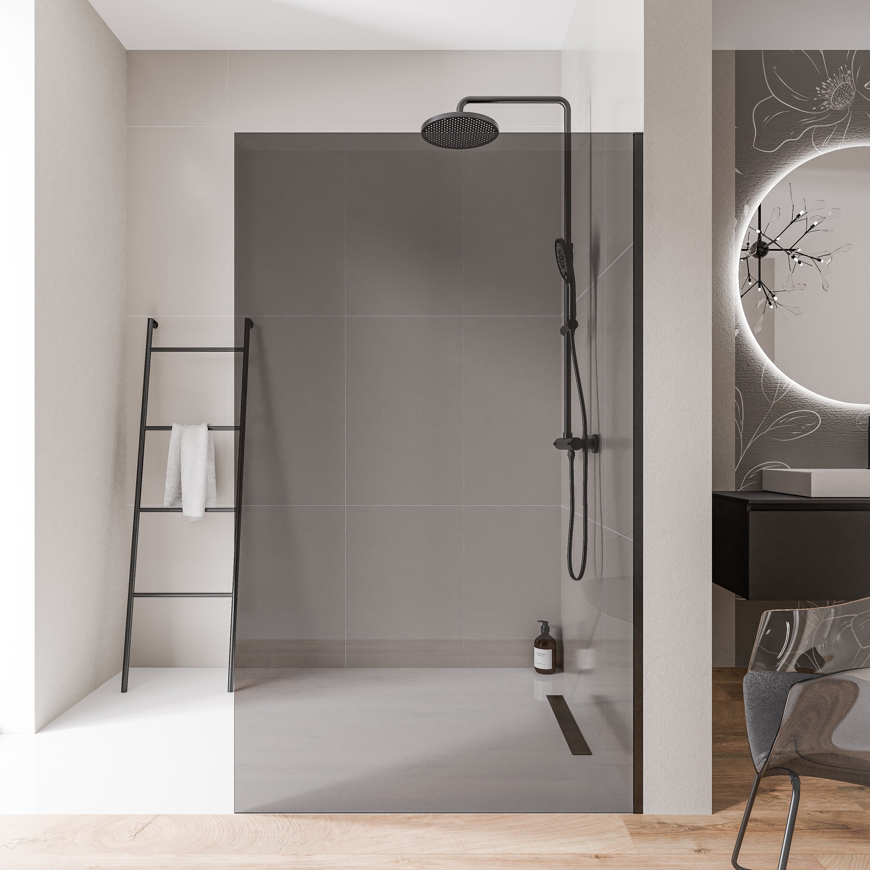 Ścianka prysznicowa Walk-In EX102