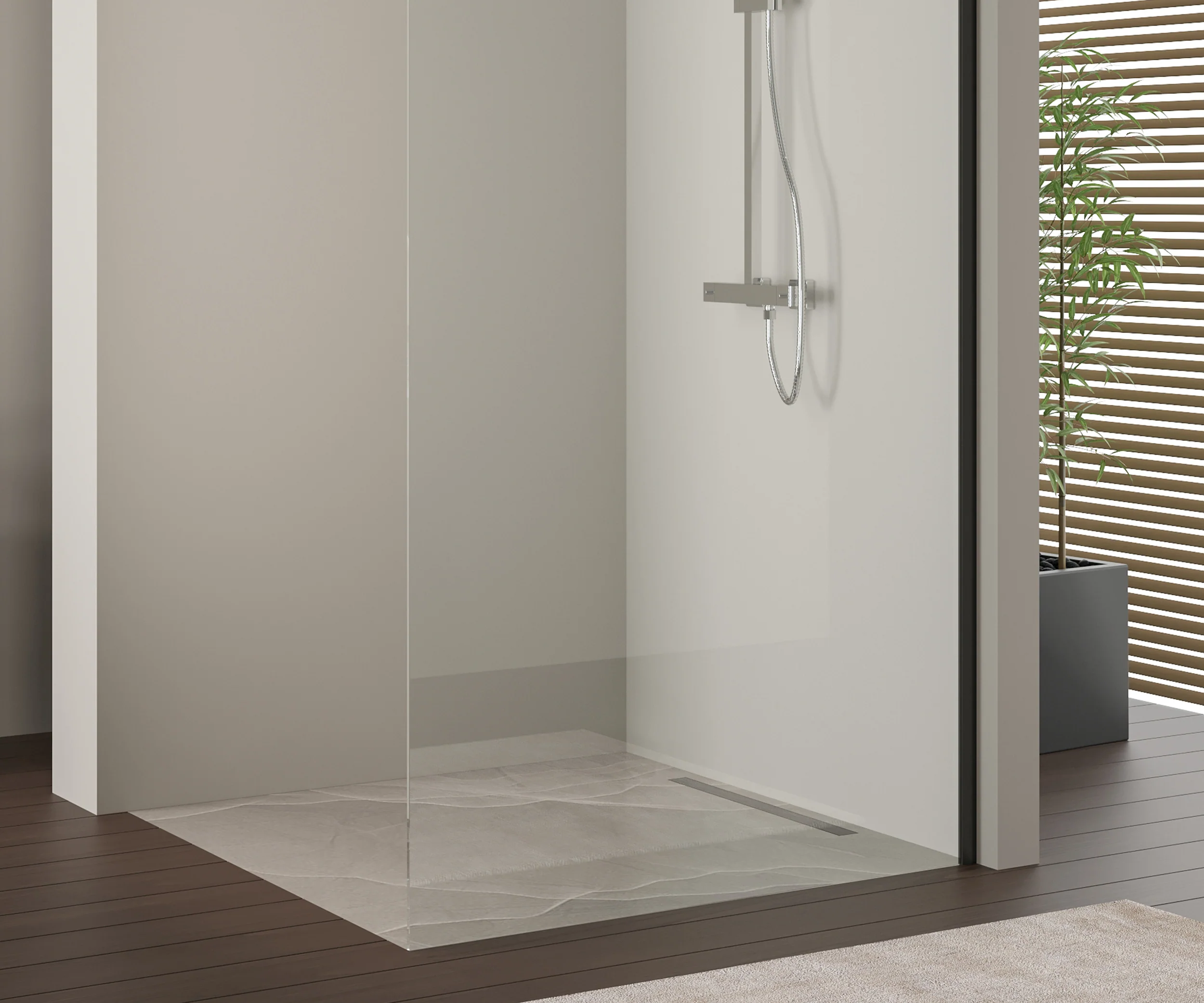 Ścianka prysznicowa Walk-In EX103 - Image 10