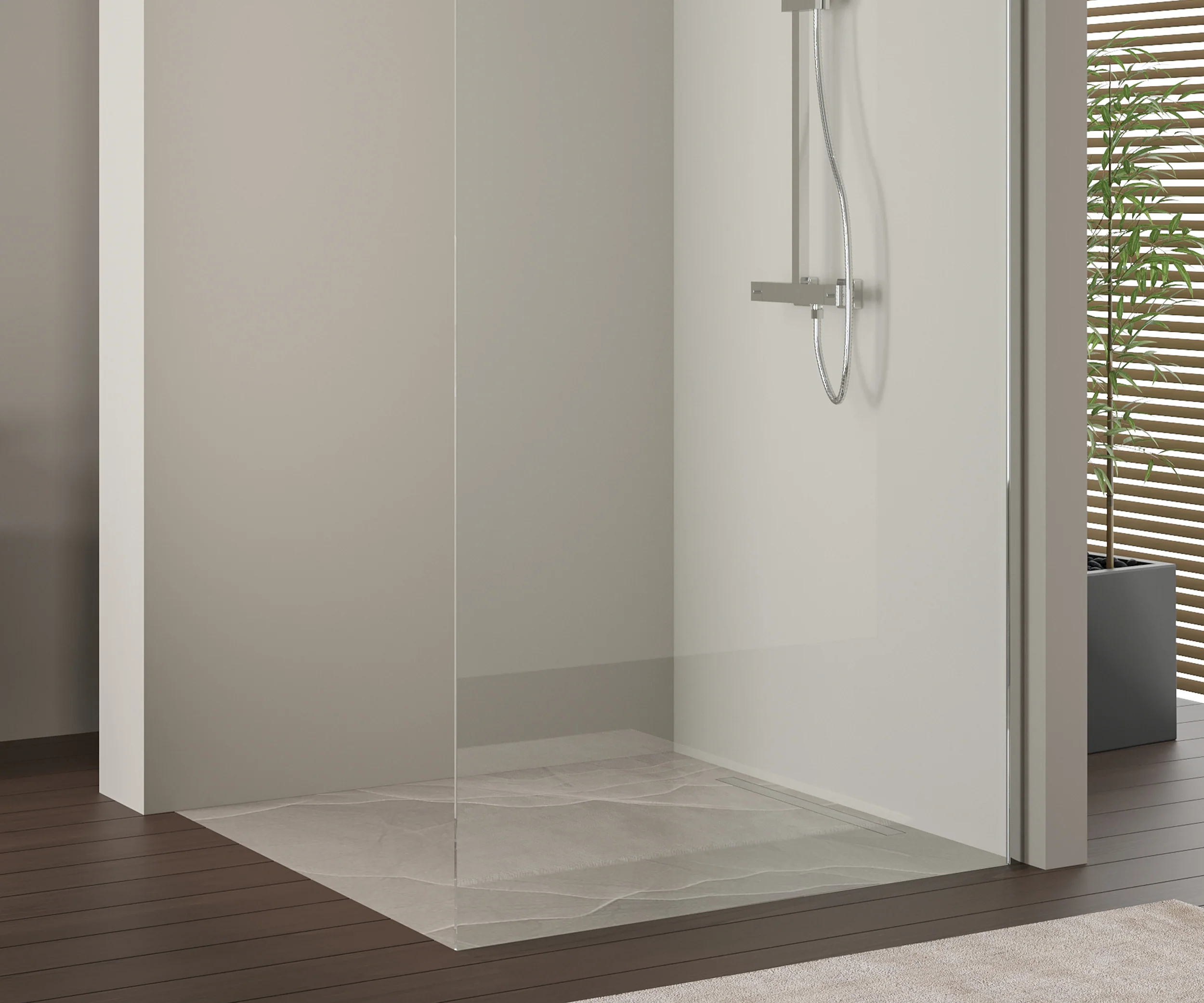 Ścianka prysznicowa Walk-In EX103 - Image 5