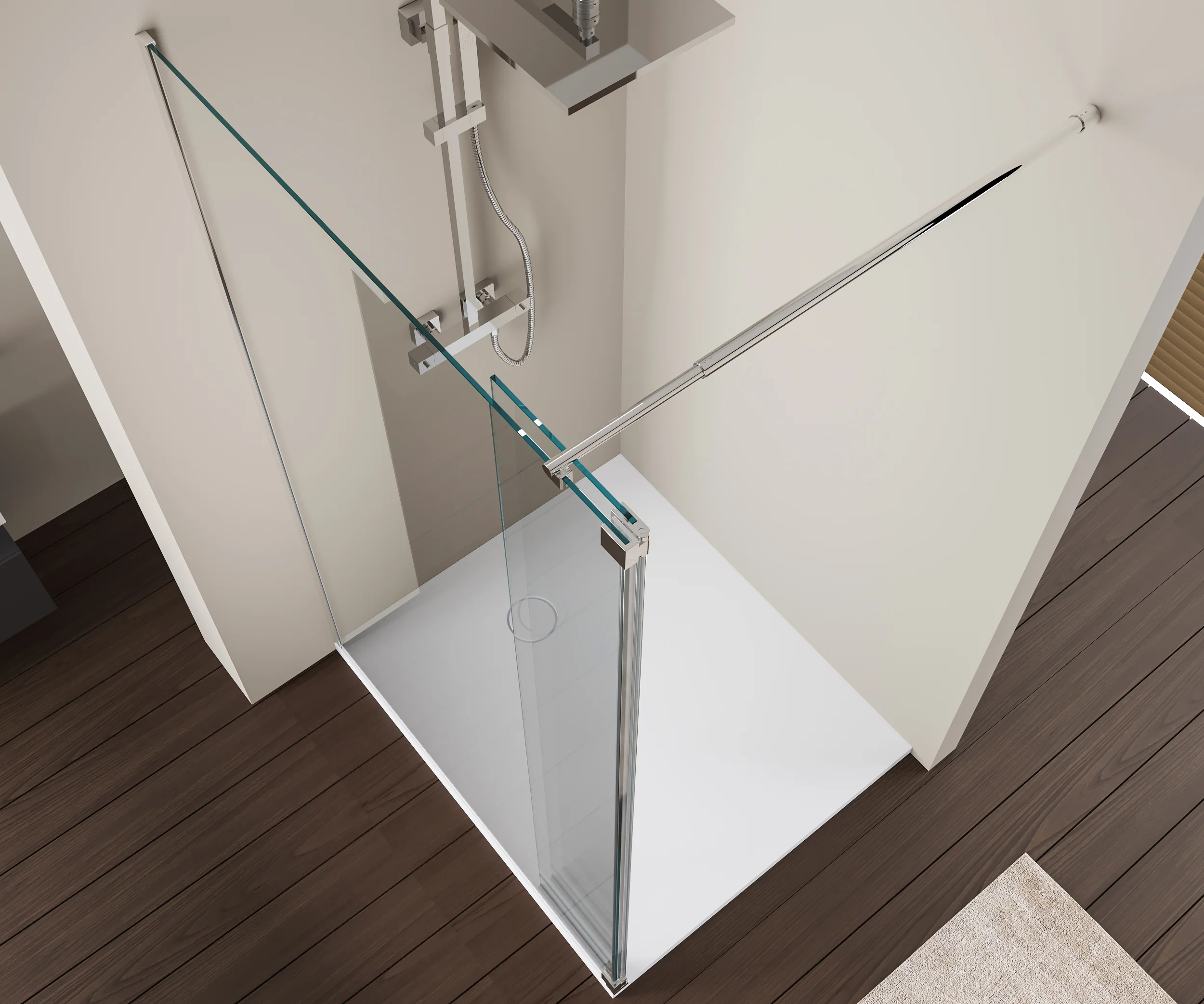 Ścianka prysznicowa Walk-In NT109 - Image 4