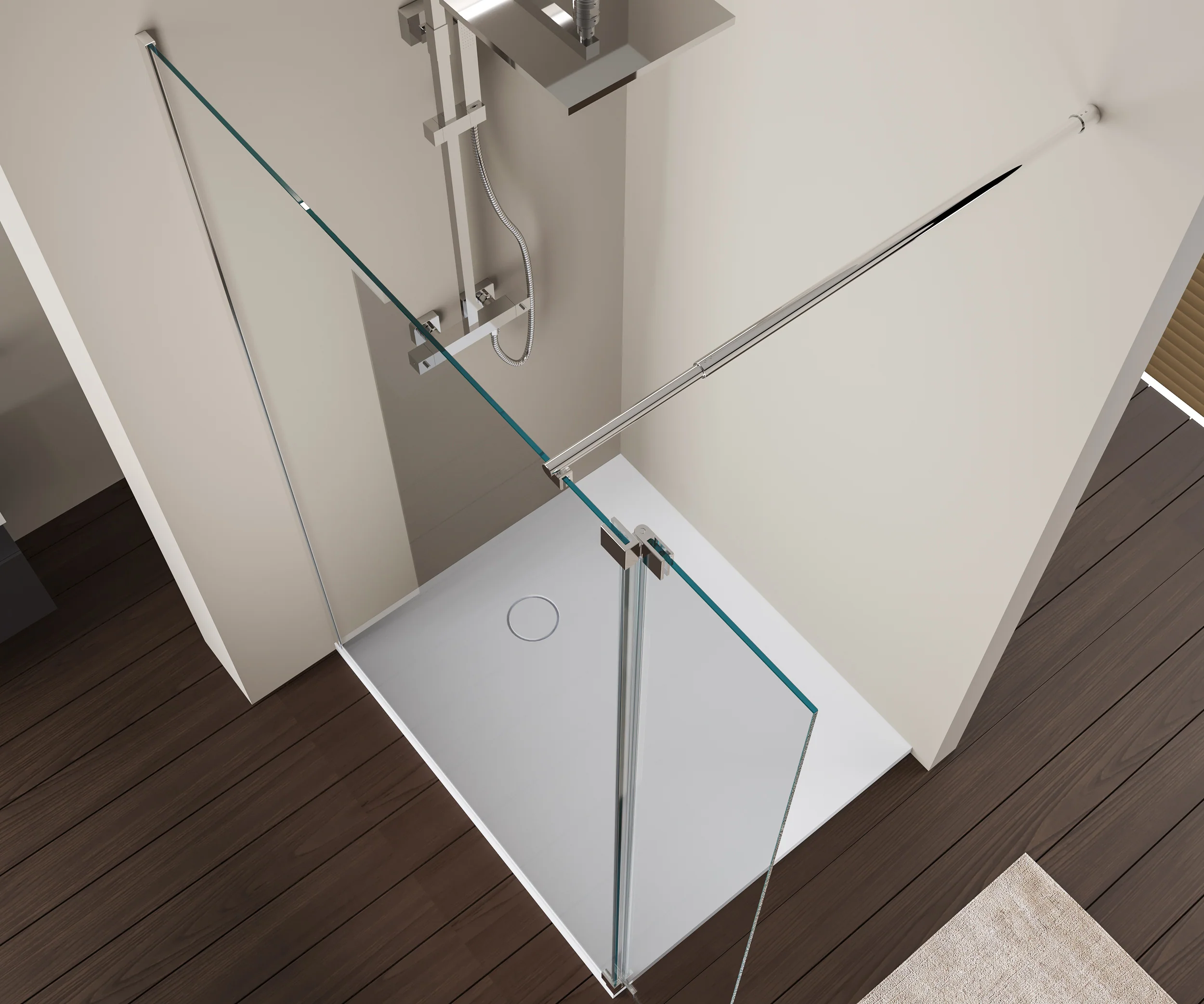 Ścianka prysznicowa Walk-In NT109 - Image 5