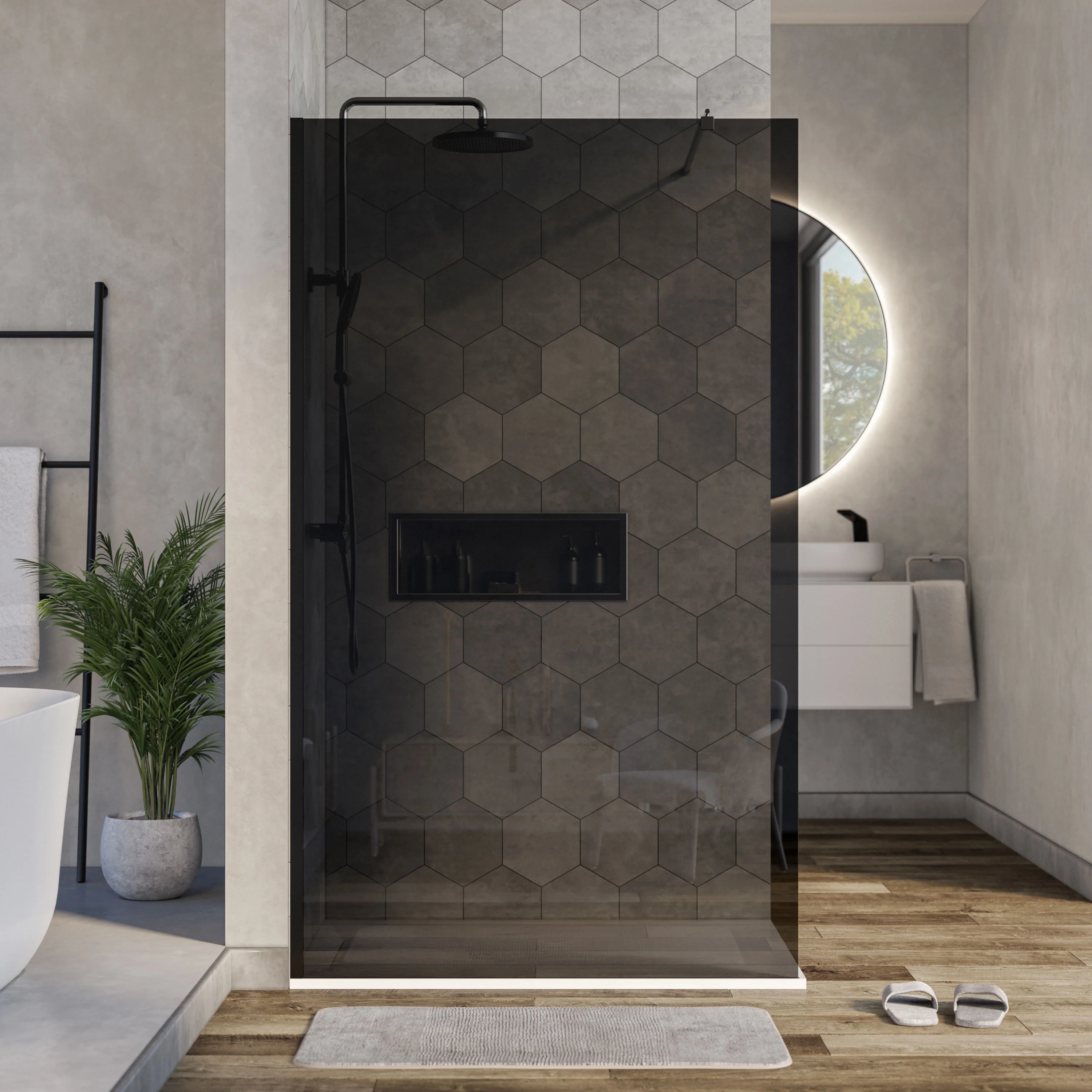 Parawan prysznicowy Walk-In Nano EX101 - Image 4