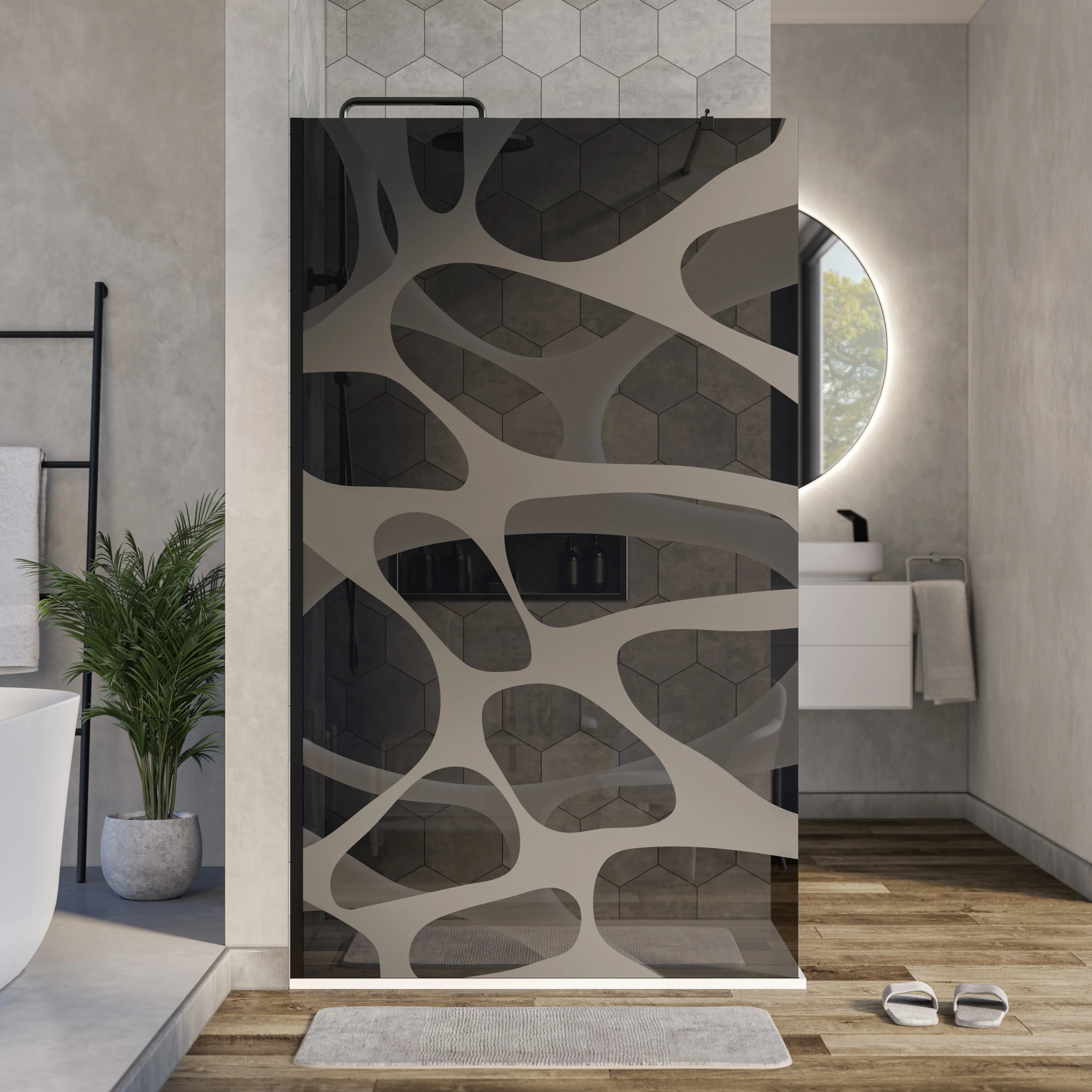 Ścianka prysznicowa Walk-In EX101 - Image 2