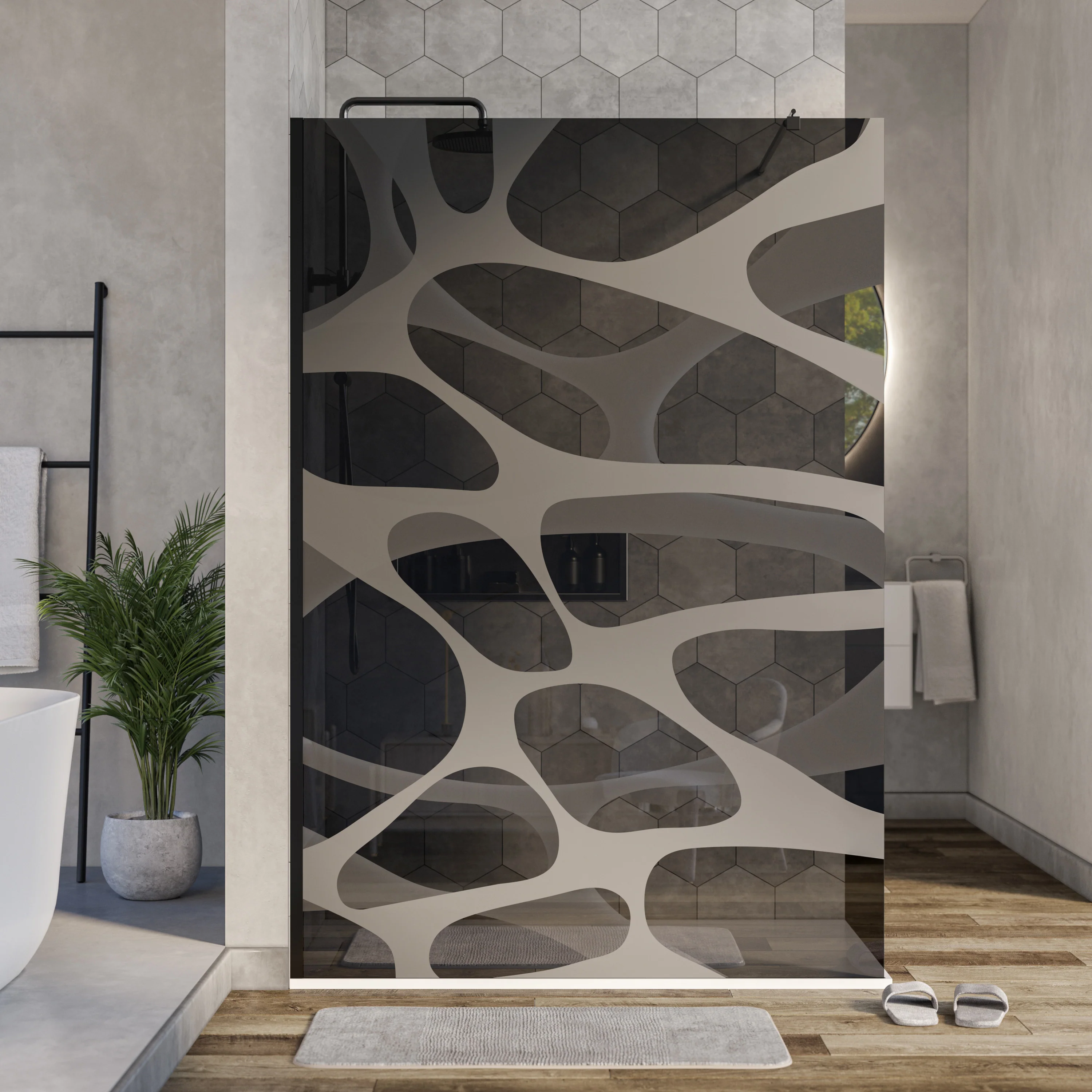 Ścianka prysznicowa Walk-In EX101 - Image 4